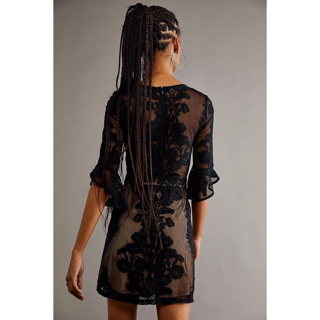 Free People FREE PEOPLE For Love & Lemons Temecula Mini $248 XS Black Size XS / US 0-2 / IT 36-38 - 6 Thumbnail