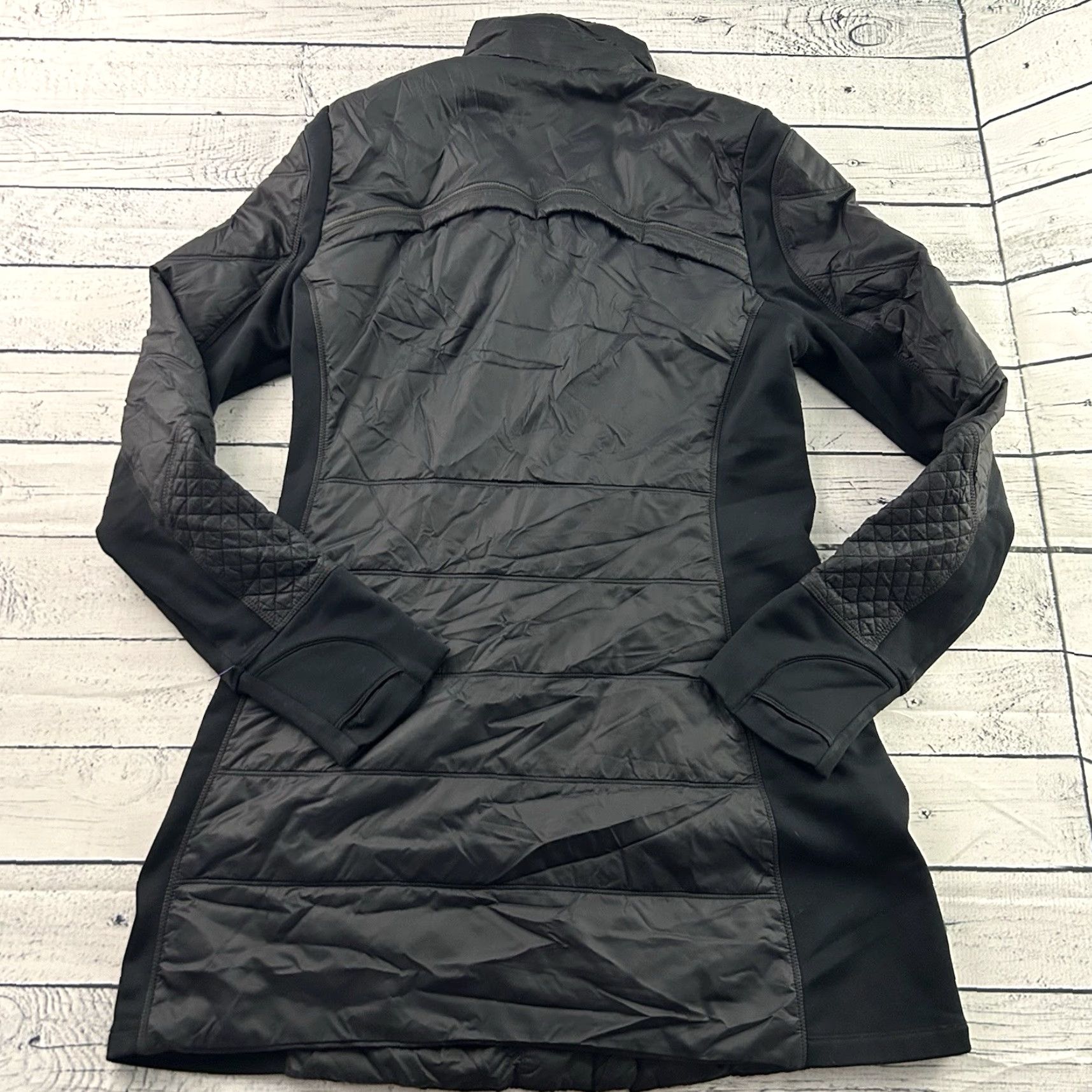 Athleta Athleta Jacket Women S Black Down Puffer Full Zip Athleisure Style Size S / US 4 / IT 40 - 5 Thumbnail