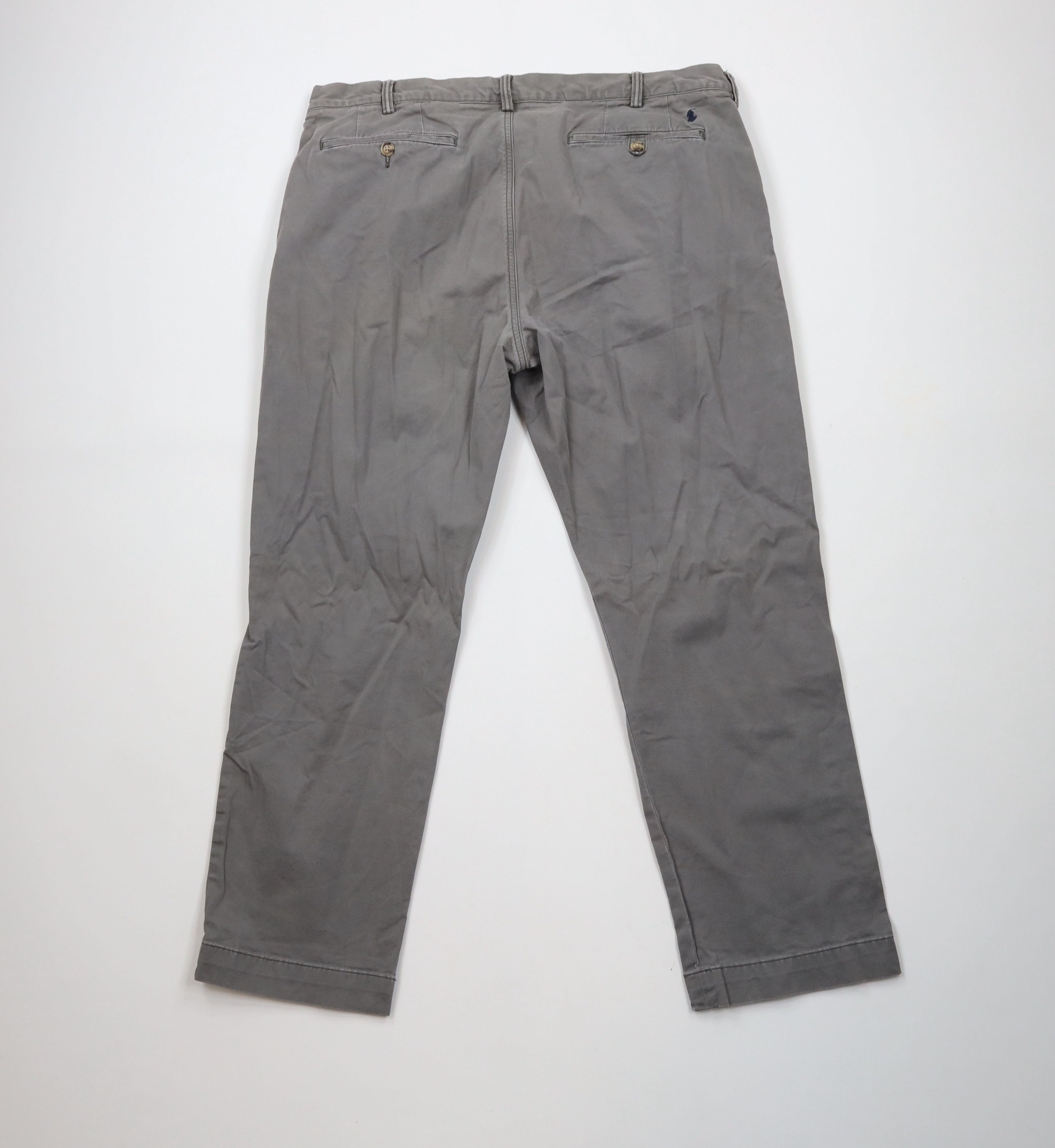 Ralph Lauren × Vintage Vintage Y2K Ralph Lauren Wide Leg Stretch Chino Pants Gray Size US 38 / EU 54 - 8 Thumbnail