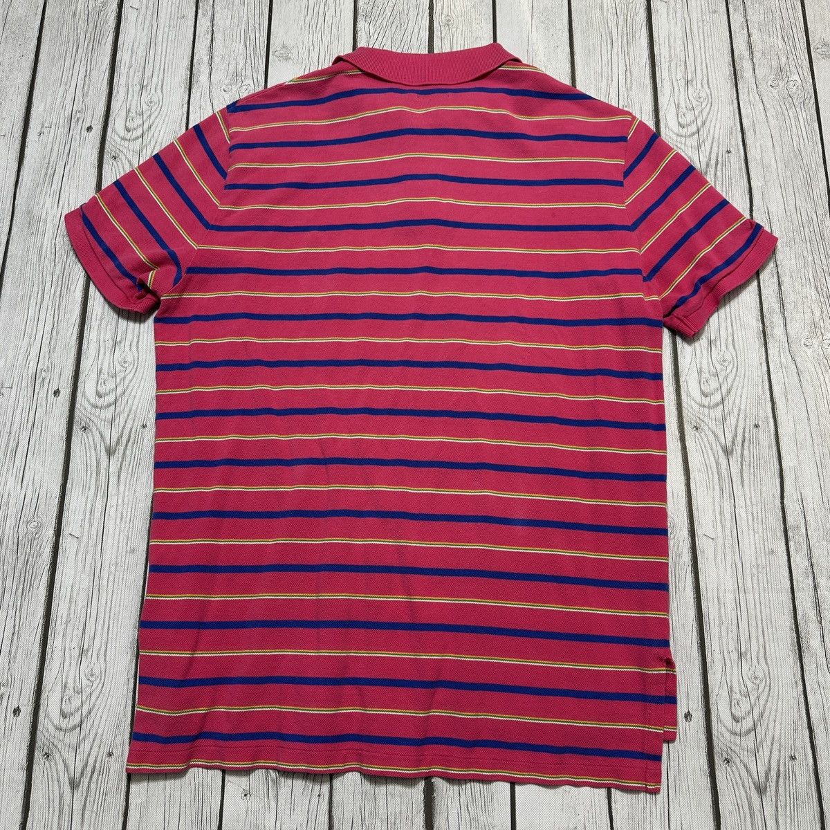 Polo Ralph Lauren × Vintage Vintage Polo striped shirt Size US XL / EU 56 / 4 - 2 Thumbnail