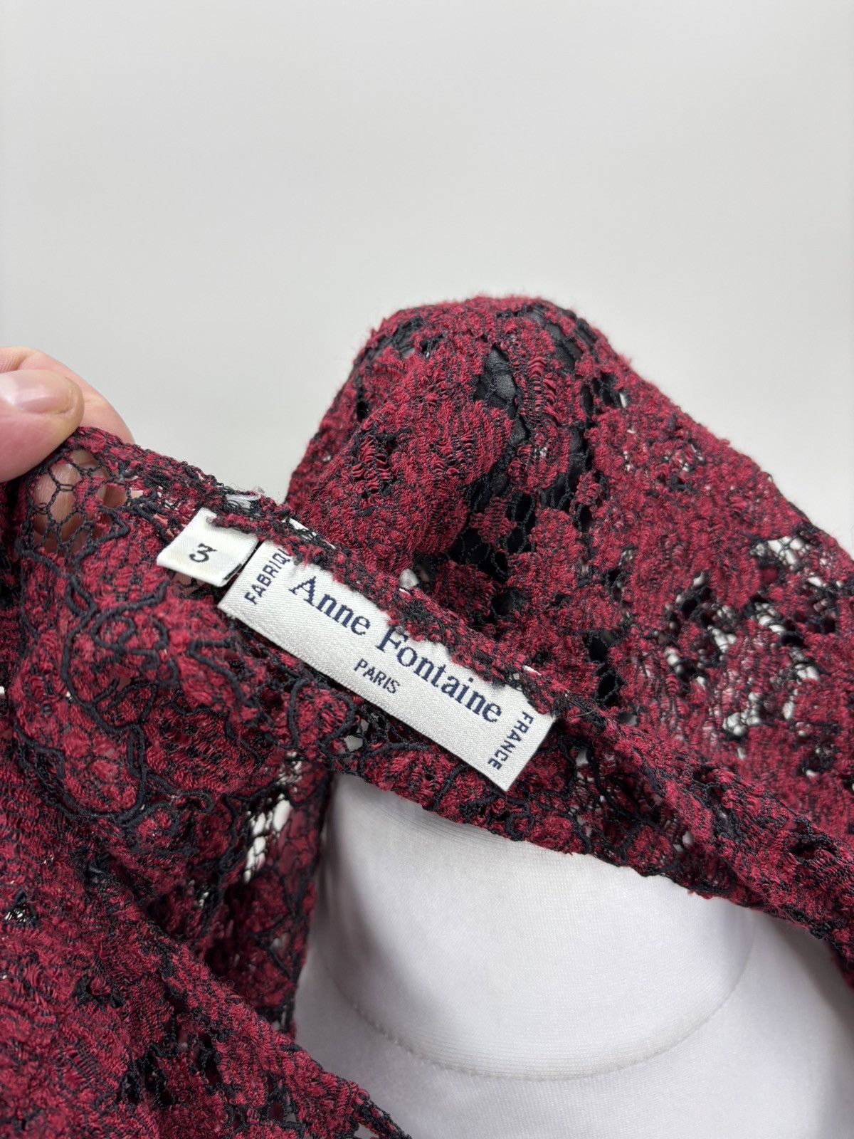 ANNE FONTAINE Womens blouse Anne Fontaine Size 3 Color Red Size L / US 10 / IT 46 - 10 Thumbnail