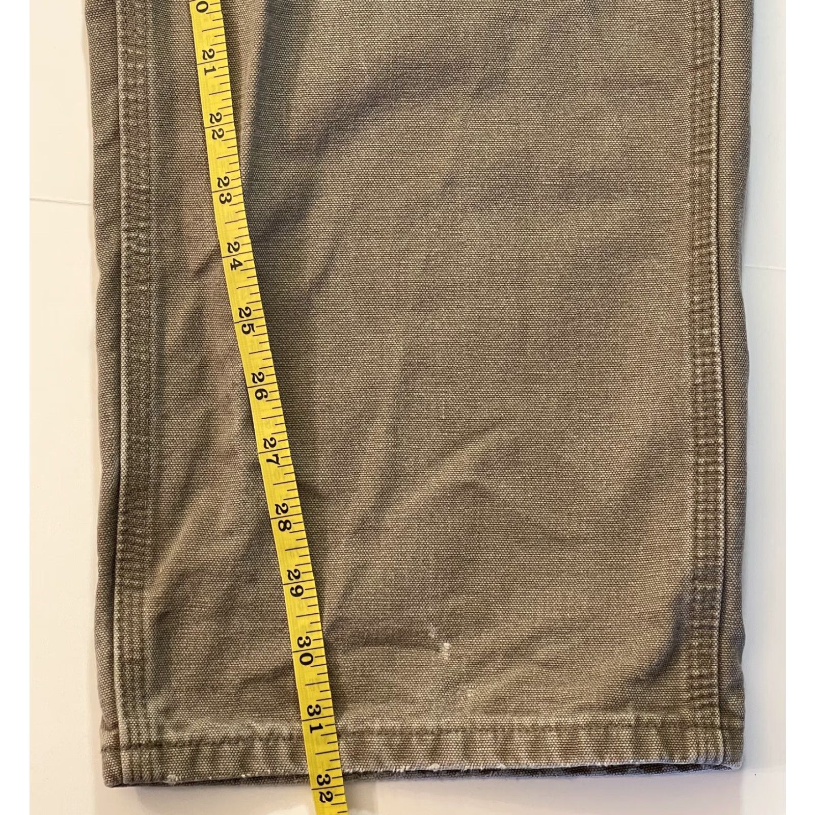 Carhartt VINTAGE Carhartt B11 Canvas Heavy Carpenter Work Pants Men's Pants 38 x 32 Gray Cotton Logo Pockets Outdoor Workwear Regular Straight 90s Theme Mens Size US 38 / EU 54 - 8 Thumbnail
