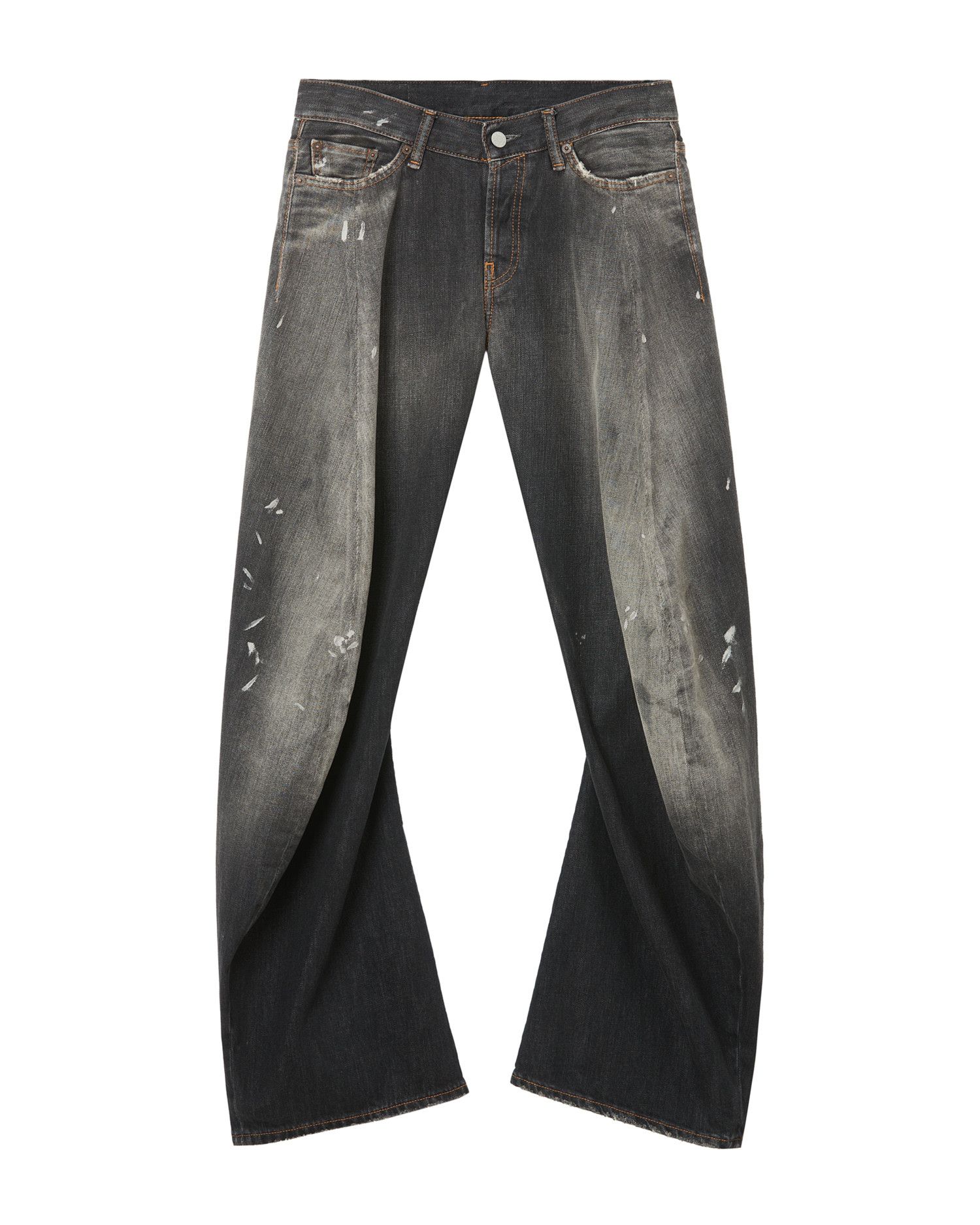 Acne Studios Acne Studios 2006F LOOSE FIT Splatter Distressed Design J... Size 25" / US 0 / IT 36 - 1 Thumbnail