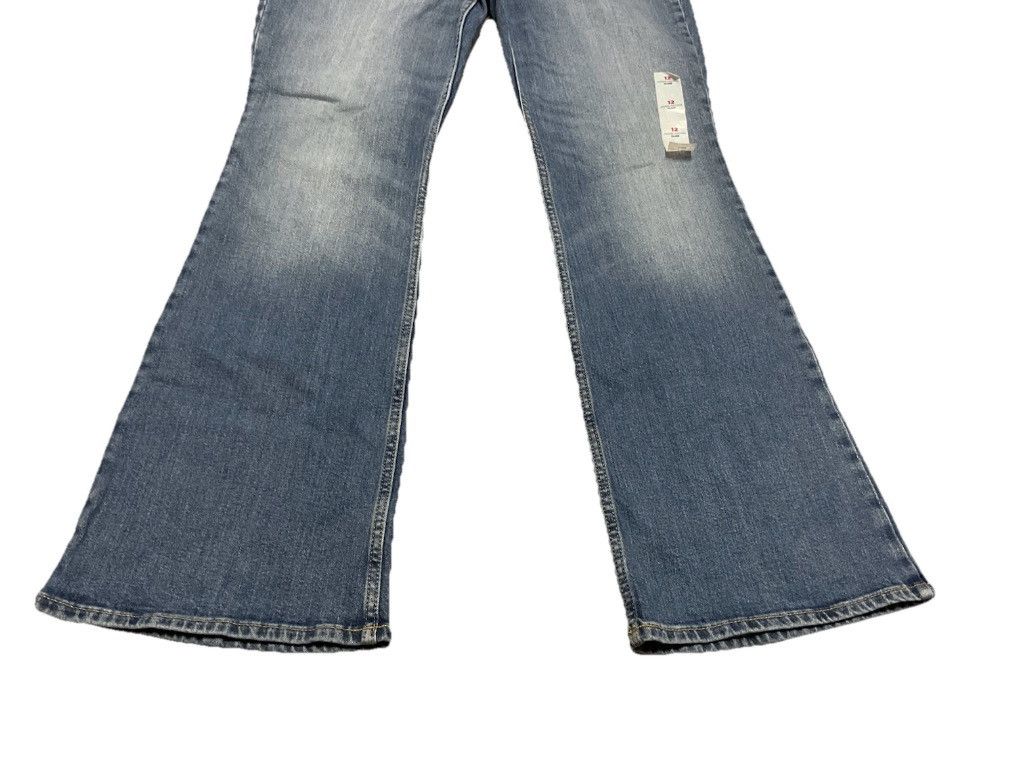 Old Navy Old Navy High Rise Flare Jeans Women Size 12 Blue Denim Y2K Size 34" / US 12 / IT 48 - 8 Thumbnail
