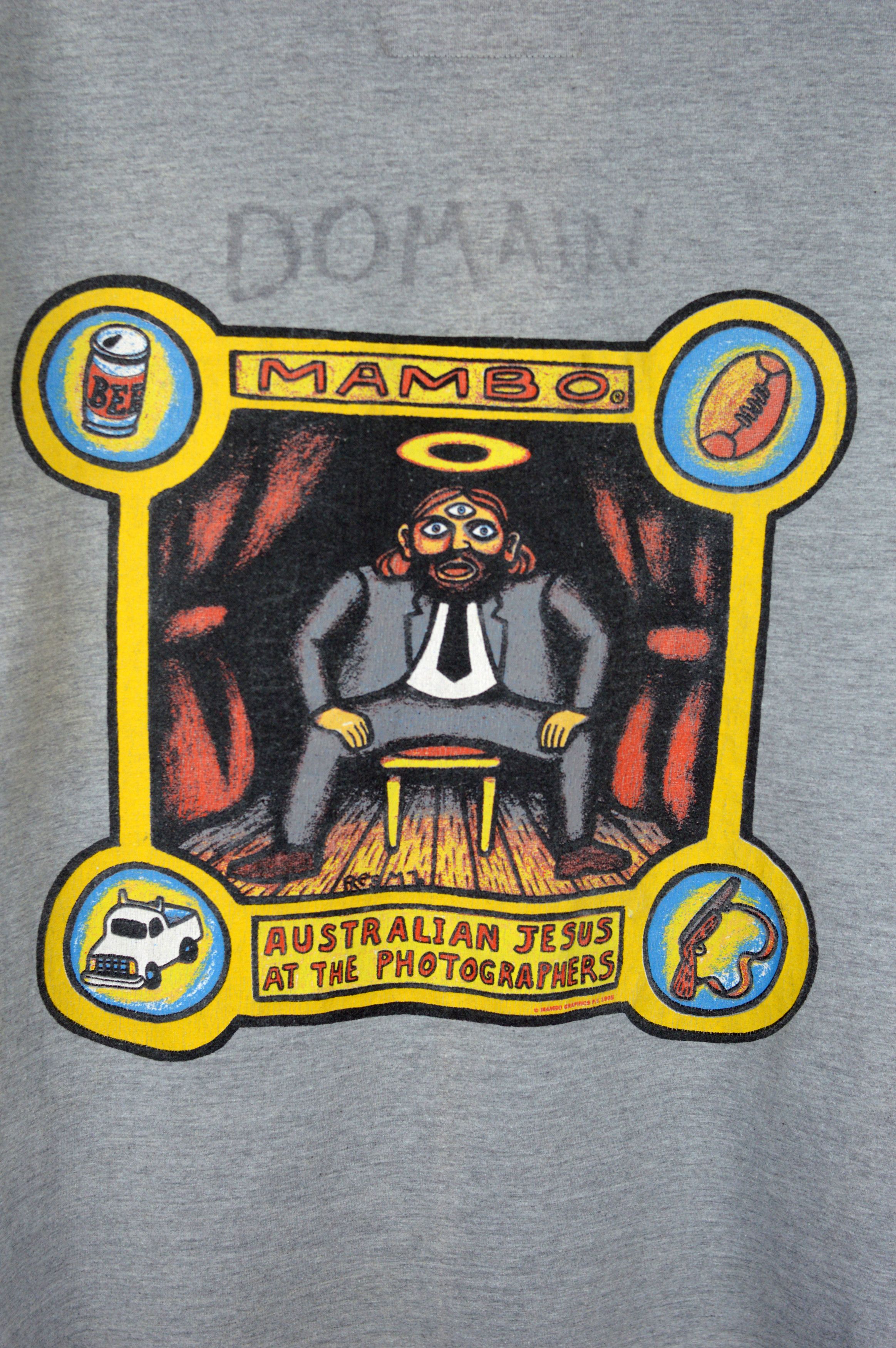 Mambo × Vintage Vintage Mambo Australian Jesus 90s long sleeve t shirt Size US L / EU 52-54 / 3 - 4 Thumbnail