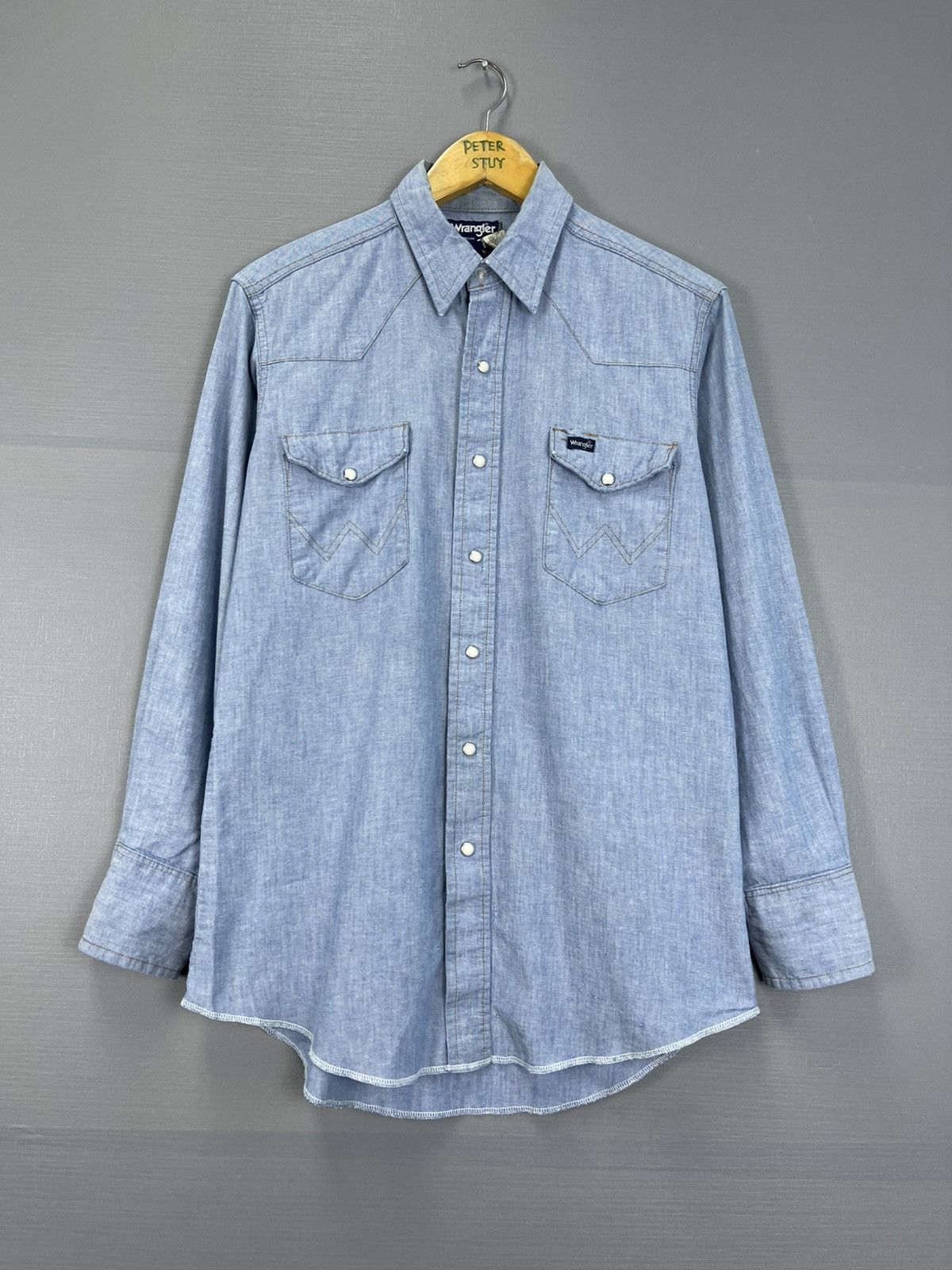Wrangler Vintage Wrangler Western button shirt Size US XL / EU 56 / 4 - 1 Thumbnail