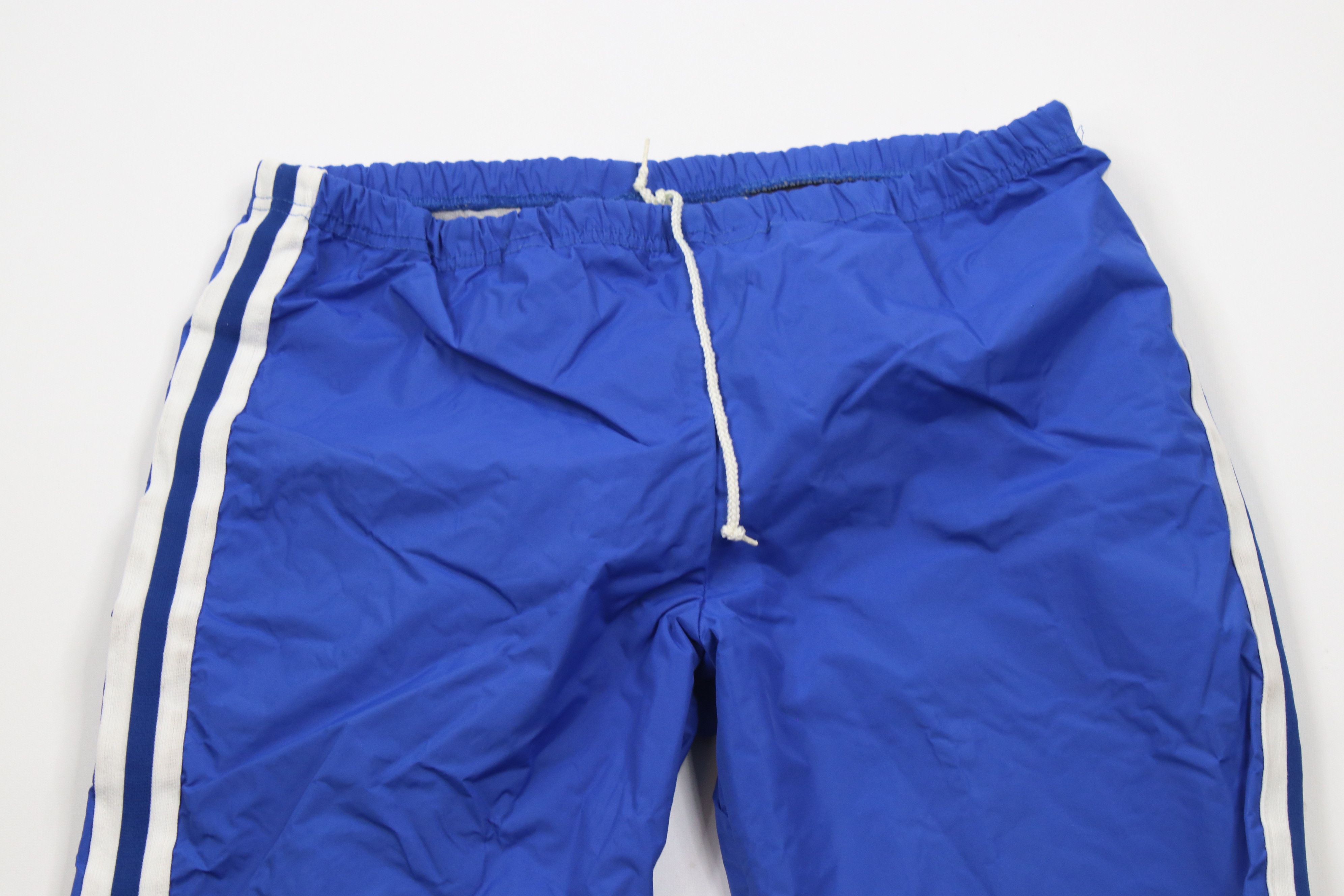 Vintage Vintage 70s Streetwear Lined Windbreaker Rain Pants Blue USA Size US 34 / EU 50 - 2 Thumbnail