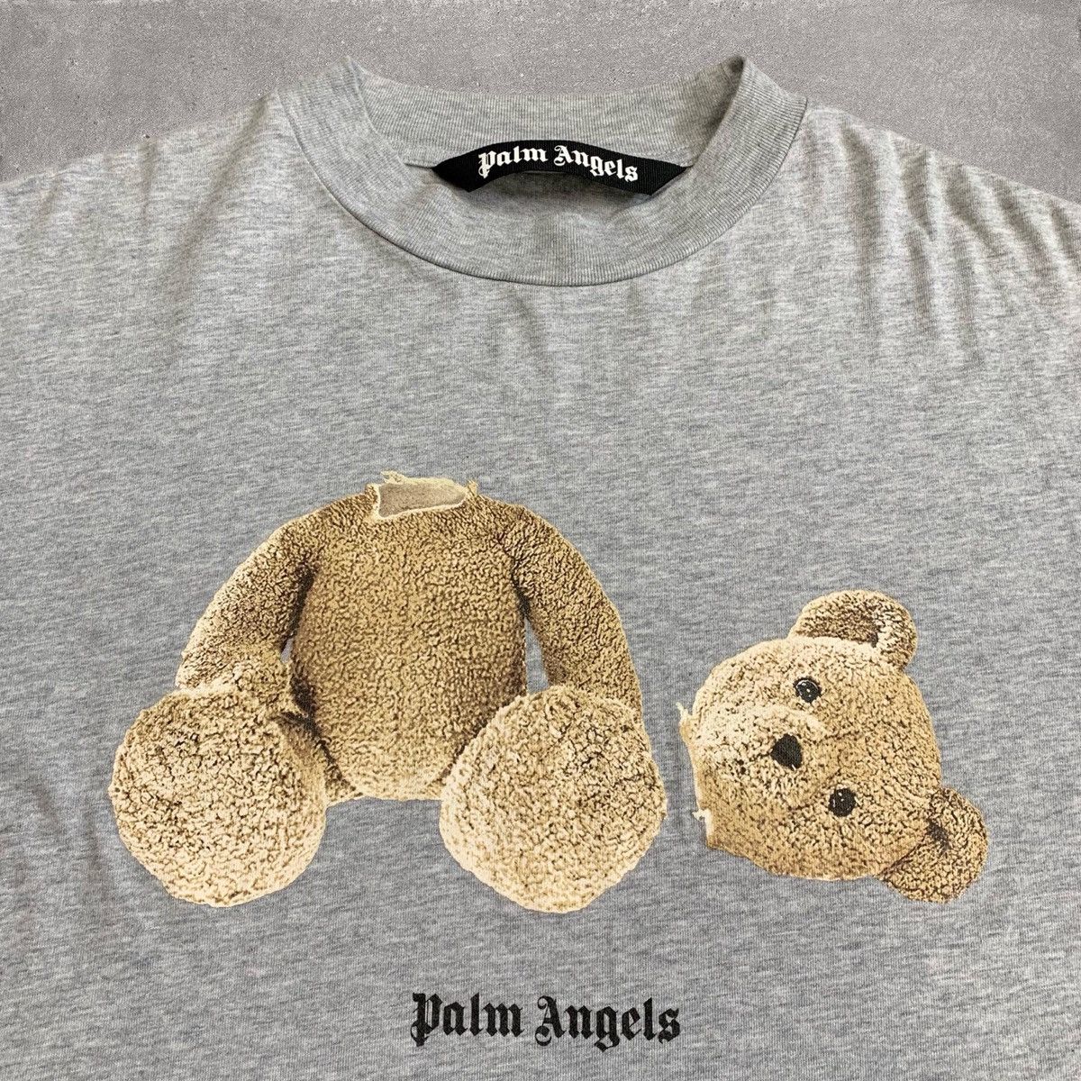 Palm Angels Palm Angels Small Tee Bear Classic Grey T-Shirt Size US S / EU 44-46 / 1 - 3 Thumbnail
