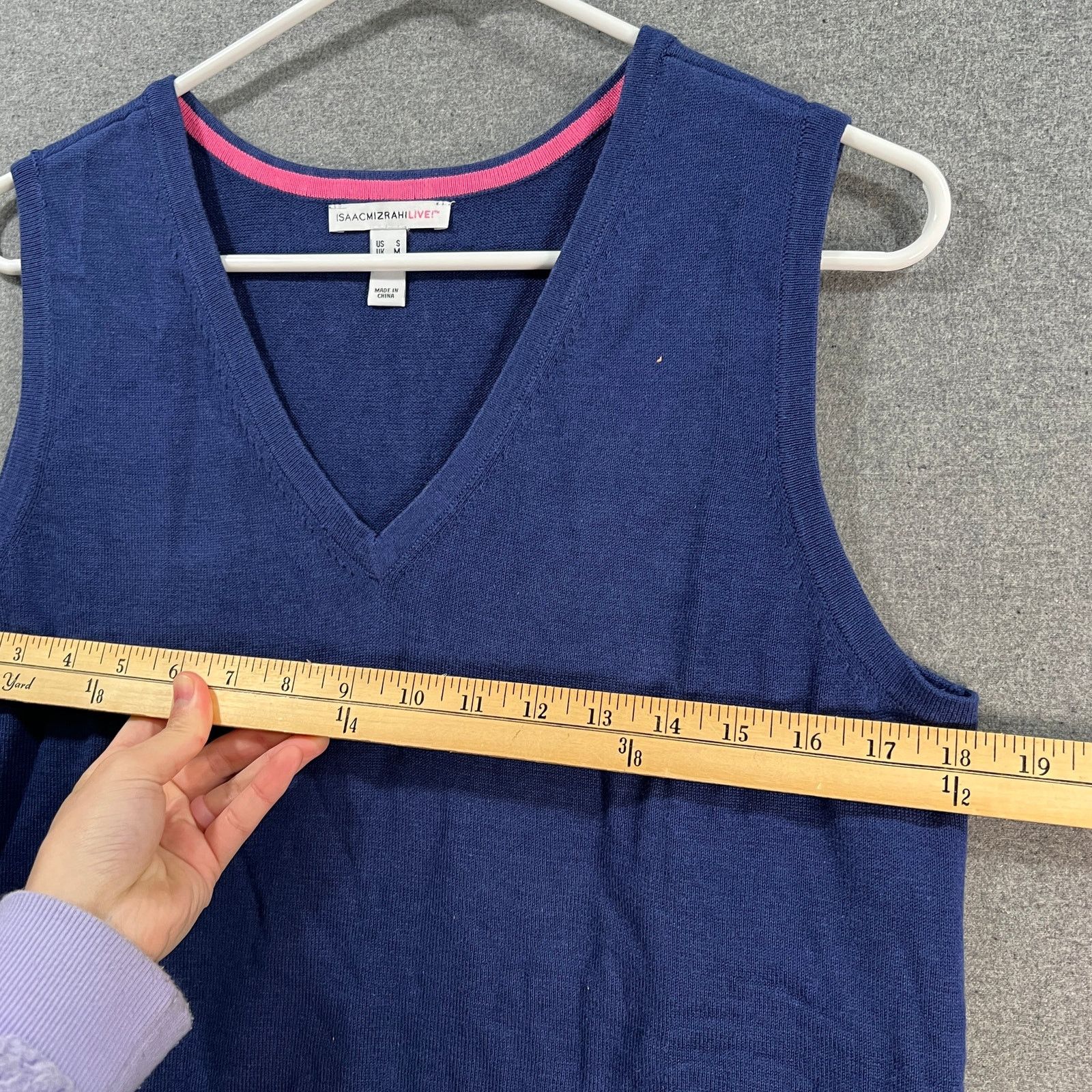 Isaac Mizrahi Isaac Mizrahi Live! V-Neck Sweater Tank Royal Size S / US 4 / IT 40 - 5 Thumbnail