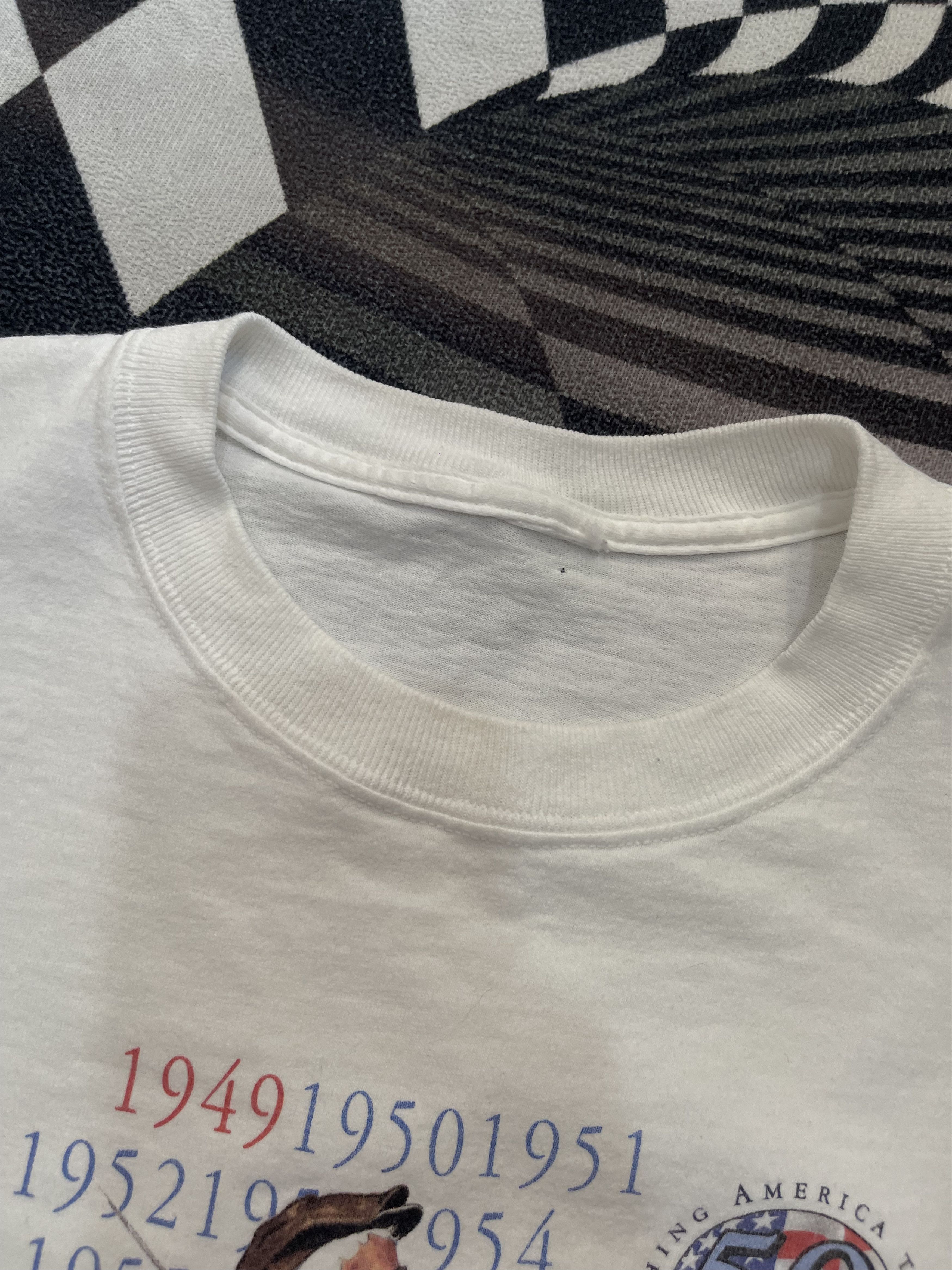 Arts & Science Vintage 90s Zebco 50th Anniv - Norman Rockwell Style Art XL Size US XL / EU 56 / 4 - 4 Thumbnail