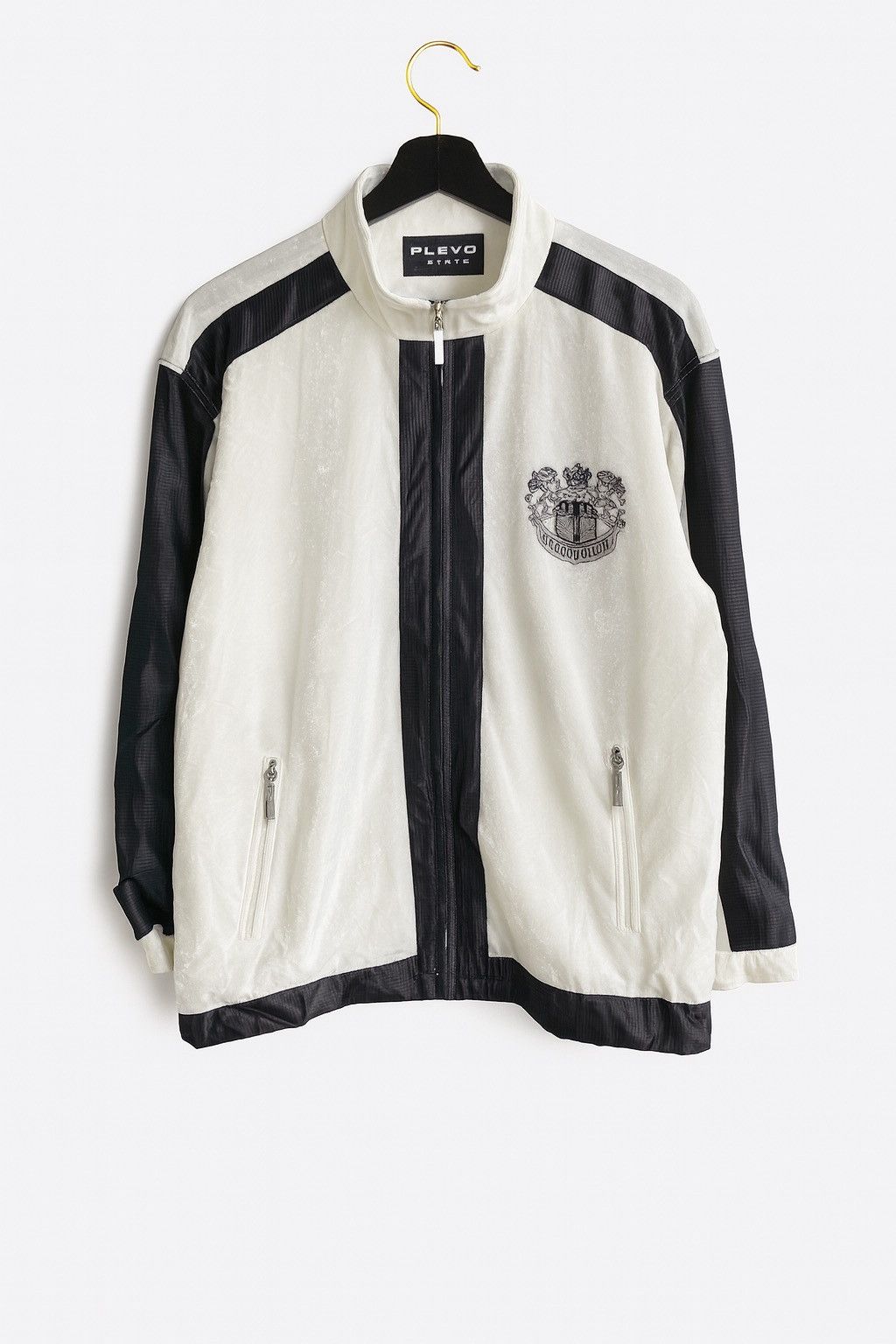 Vintage Plevo Uomo Collezione Sport Jacketsf Vintage White & Black Size US M / EU 48-50 / 2 - 1 Thumbnail