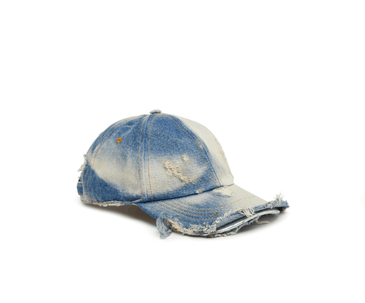 Diesel o1mle1025 Size:01 / C-Iyasu Denim Baseball Cap / Hat in Blue Size ONE SIZE - 2 Thumbnail