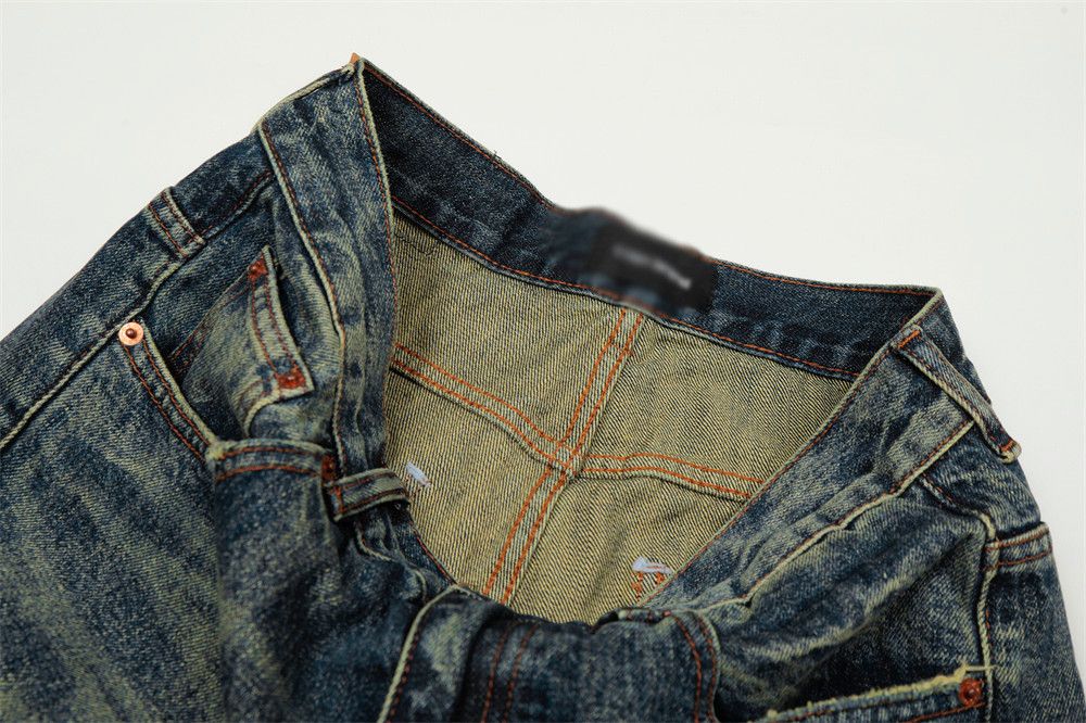 Vintage Retro punk loose distressed casual washed jeans Size US 32 / EU 48 - 4 Thumbnail