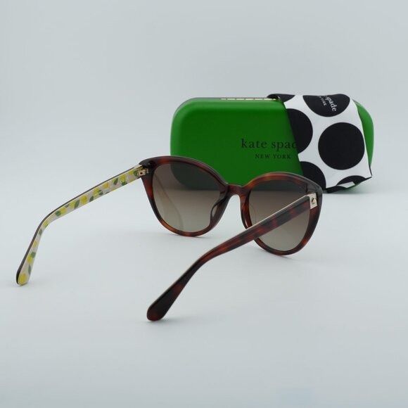 Kate Spade Kate Spade AMBERLEE/S 01NR HA Sunglasses Havana Cat Eye Size ONE SIZE - 12 Thumbnail