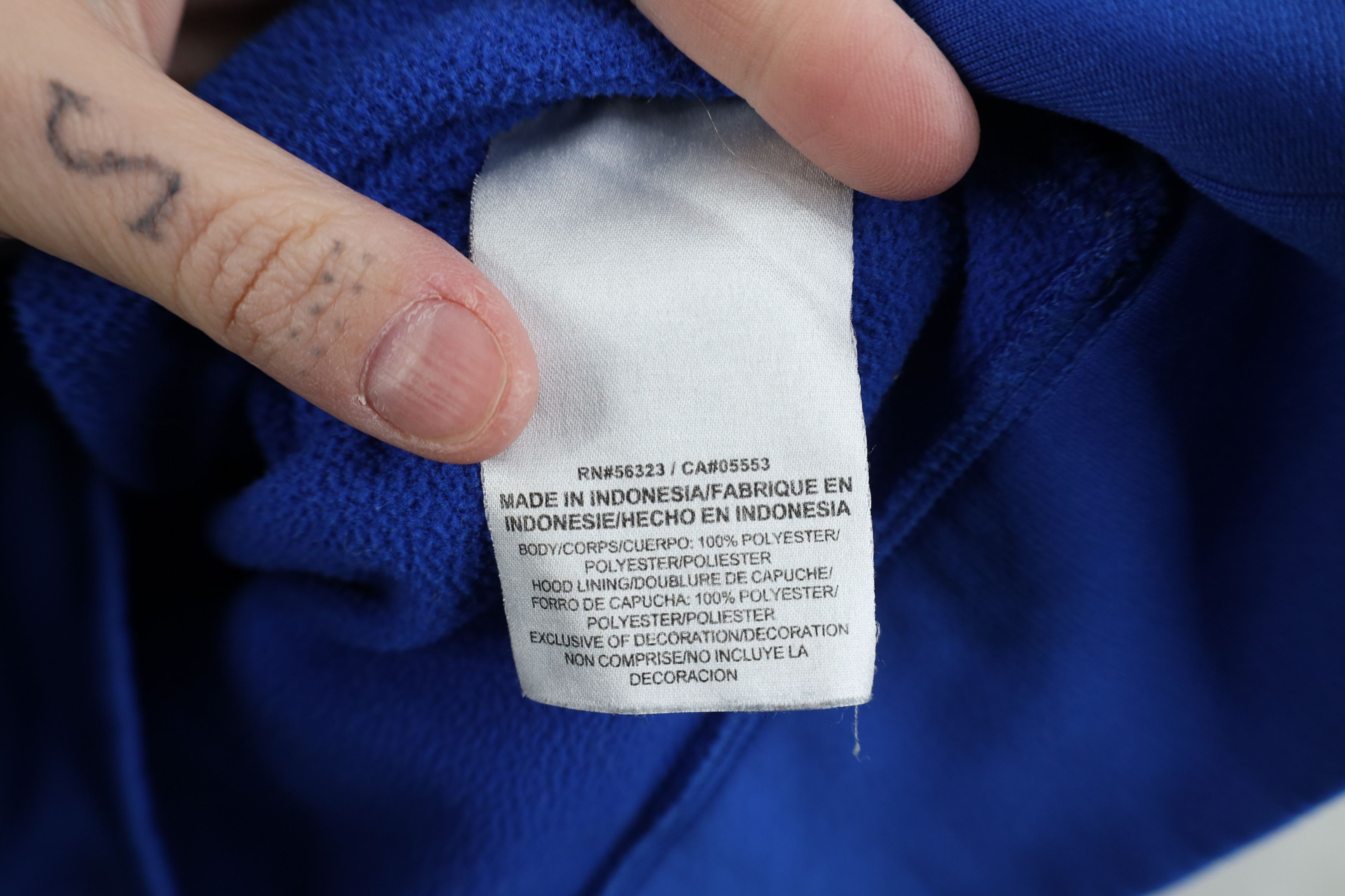 Nike Vintage Y2K Nike Mini Swoosh Duke University Hoodie Blue Size US S / EU 44-46 / 1 - 10 Thumbnail