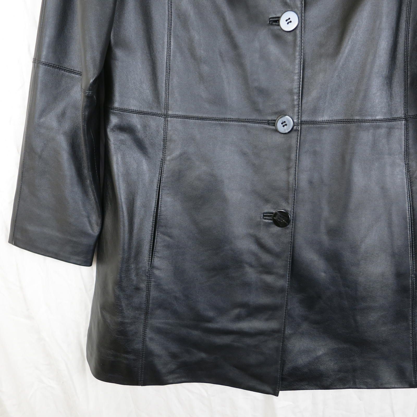 Worthington Worthington Genuine Lambskin Black Jacket Women's Medium Size M / US 6-8 / IT 42-44 - 4 Thumbnail