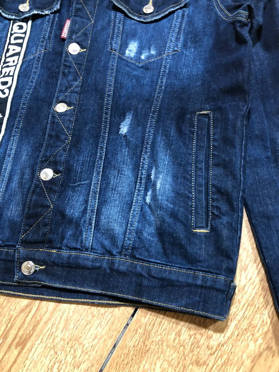 Dsquared2 DSquared2 Logo Denim Men's Jacket Trucker Size US M / EU 48-50 / 2 - 12 Thumbnail