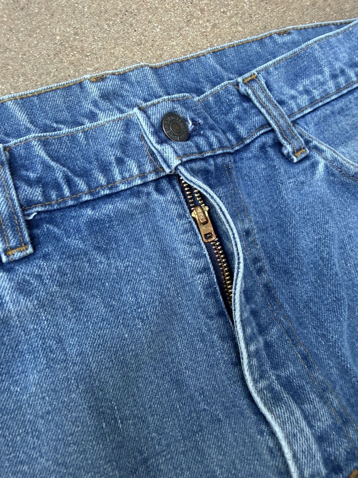 Levi's Vtg 70’s Levi’s 646 Orange Tab Bellbottom Flare Jeans 34x30 Size US 34 / EU 50 - 5 Thumbnail