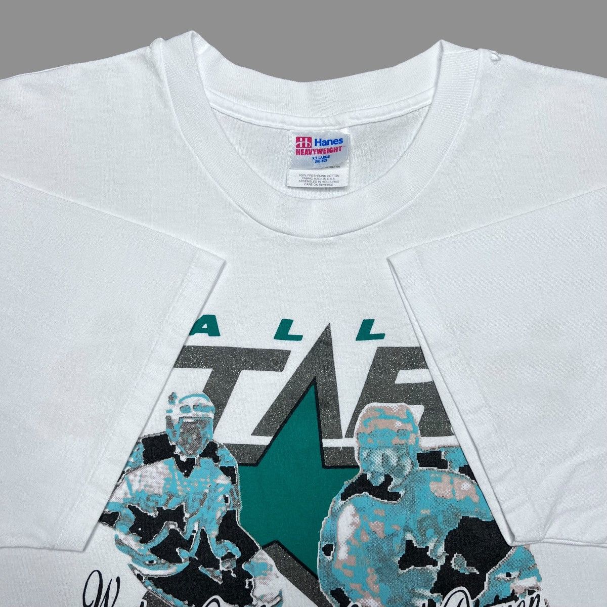 NHL × Vintage Vtg 1994 NHL Dallas Stars Western Conference Playoffs Tee Size US XXL / EU 58 / 5 - 2 Thumbnail