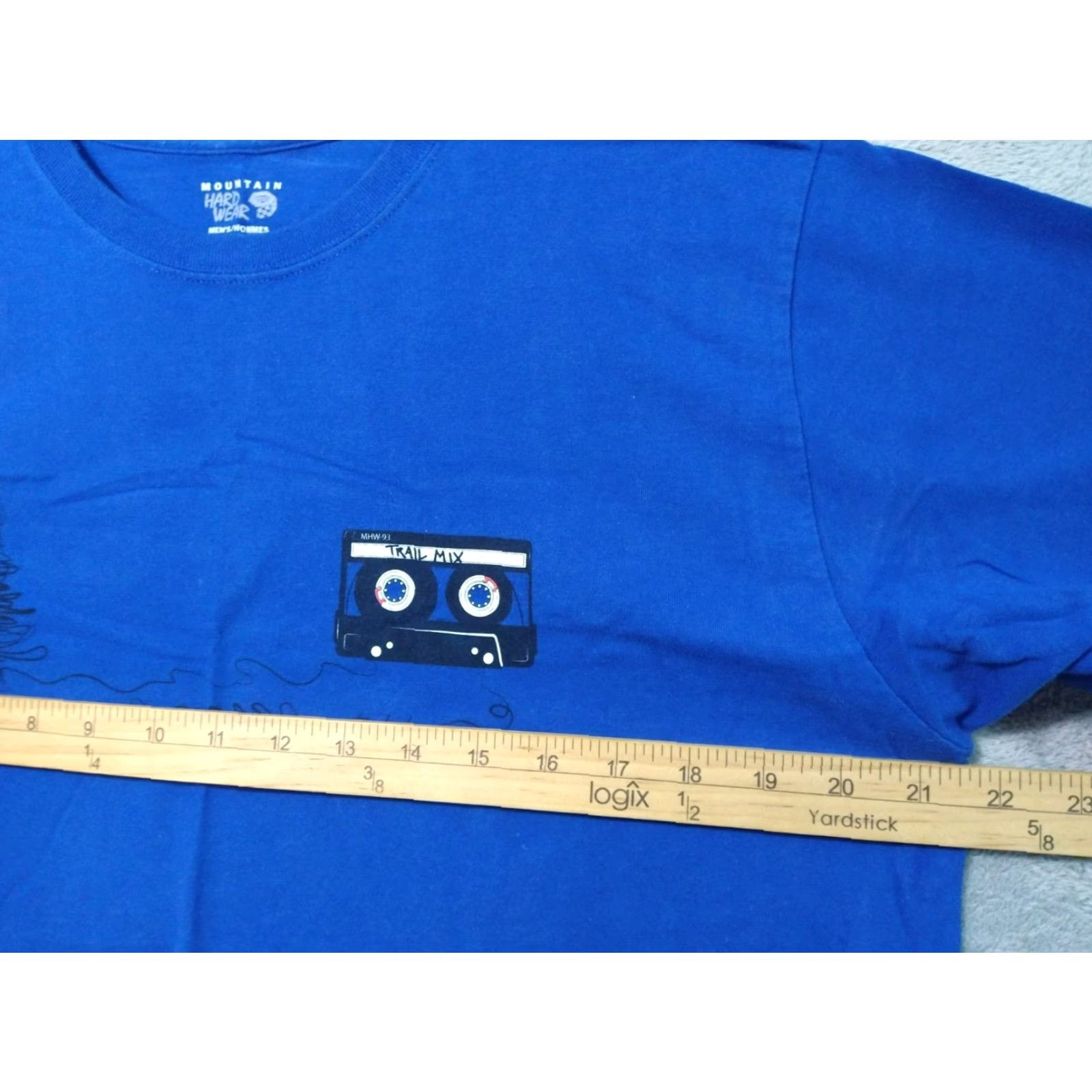 Mountain Hardwear Mountain Hardwear Outdoor Shirt Mens Medium Blue Graphic Print Short Sleeve Crew Neck Size US M / EU 48-50 / 2 - 4 Thumbnail