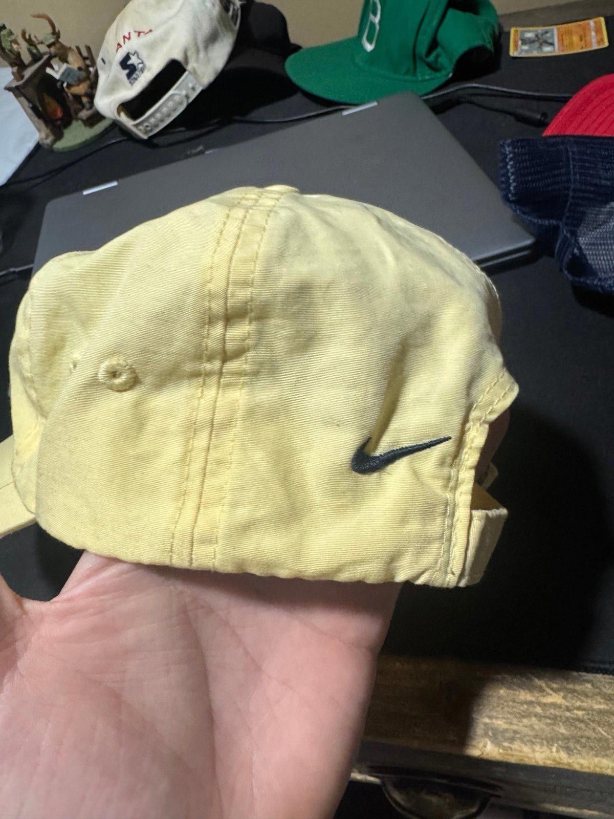 Nike Vintage Nike Yellow Center Swoosh Strapback Cap Rare Mens Size ONE SIZE - 8 Thumbnail