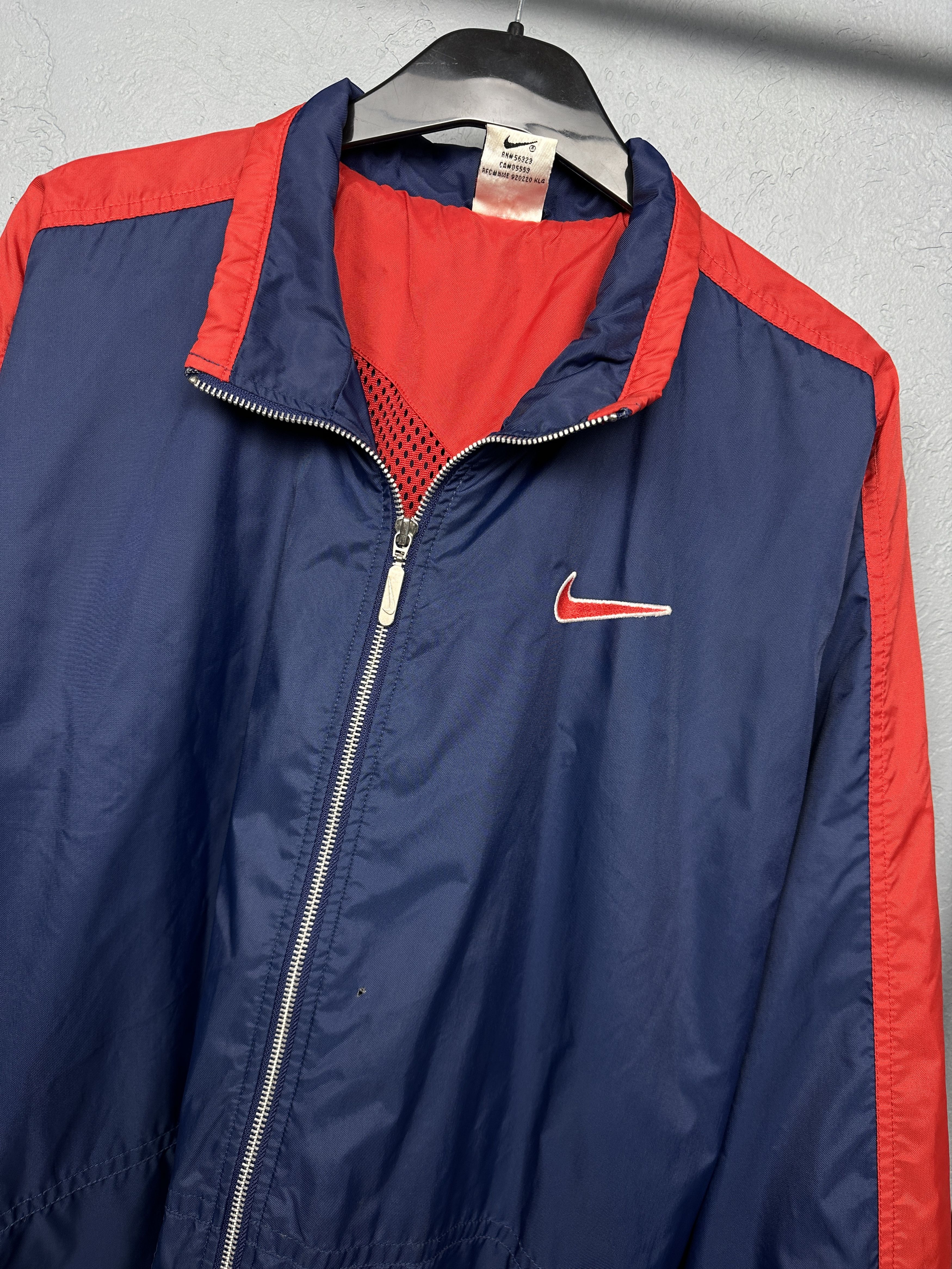 Nike Nike 90s Vintage Mens Nylon Jacket Size US XL / EU 56 / 4 - 5 Thumbnail