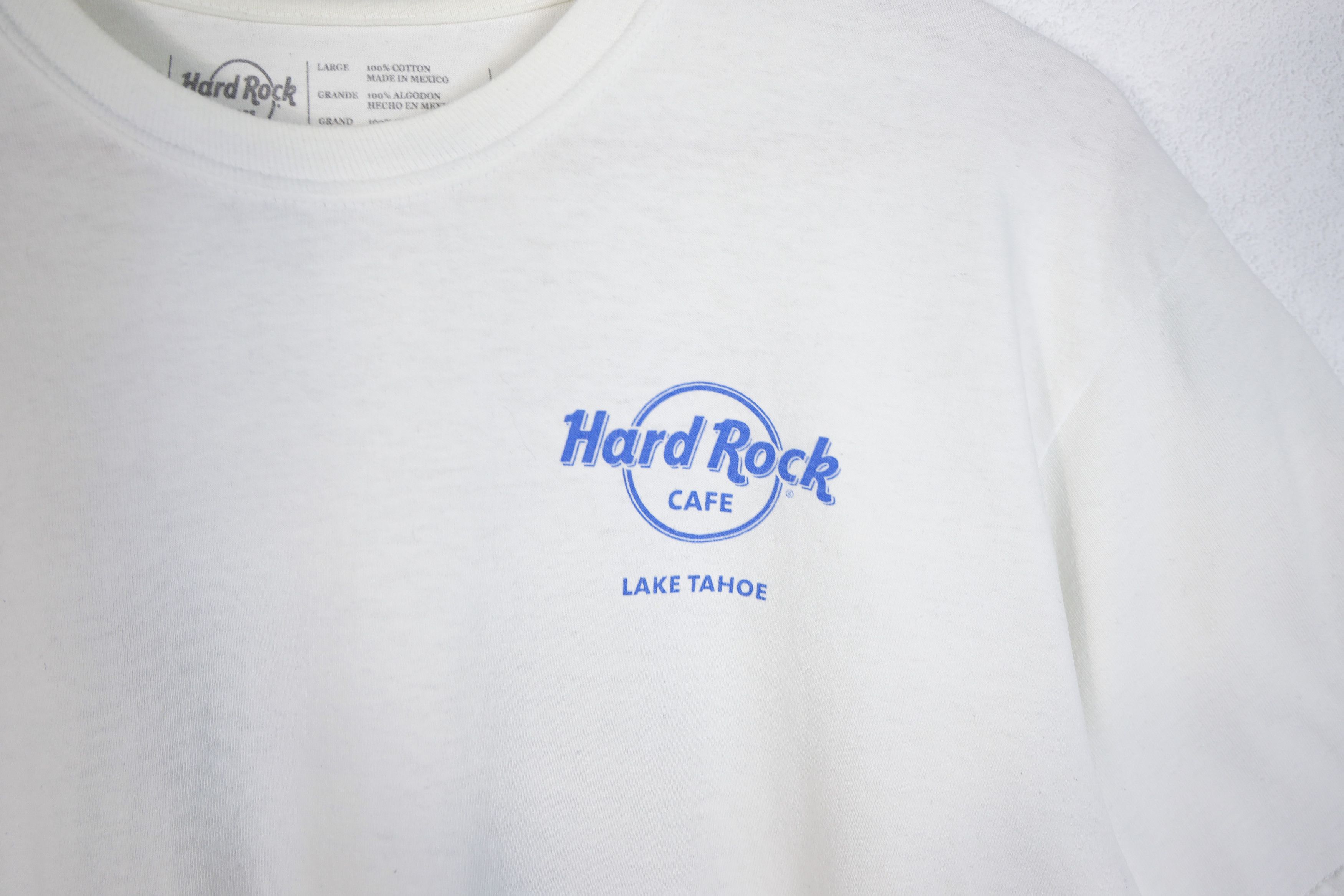 Hard Rock Cafe Vintage Hard Rock Cafe Lake Tahoe Reversible Tee Tshirt Y2k Size US L / EU 52-54 / 3 - 5 Thumbnail
