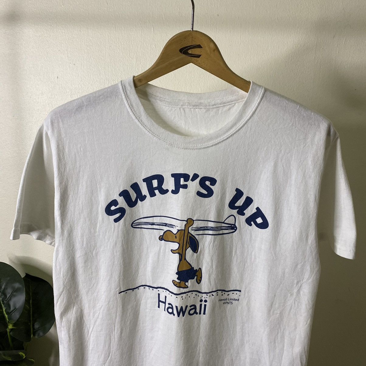 Peanuts × Vintage Vintage 2000s Peanuts Snoopy Surf's Up Hawaii Tee Size US M / EU 48-50 / 2 - 2 Thumbnail
