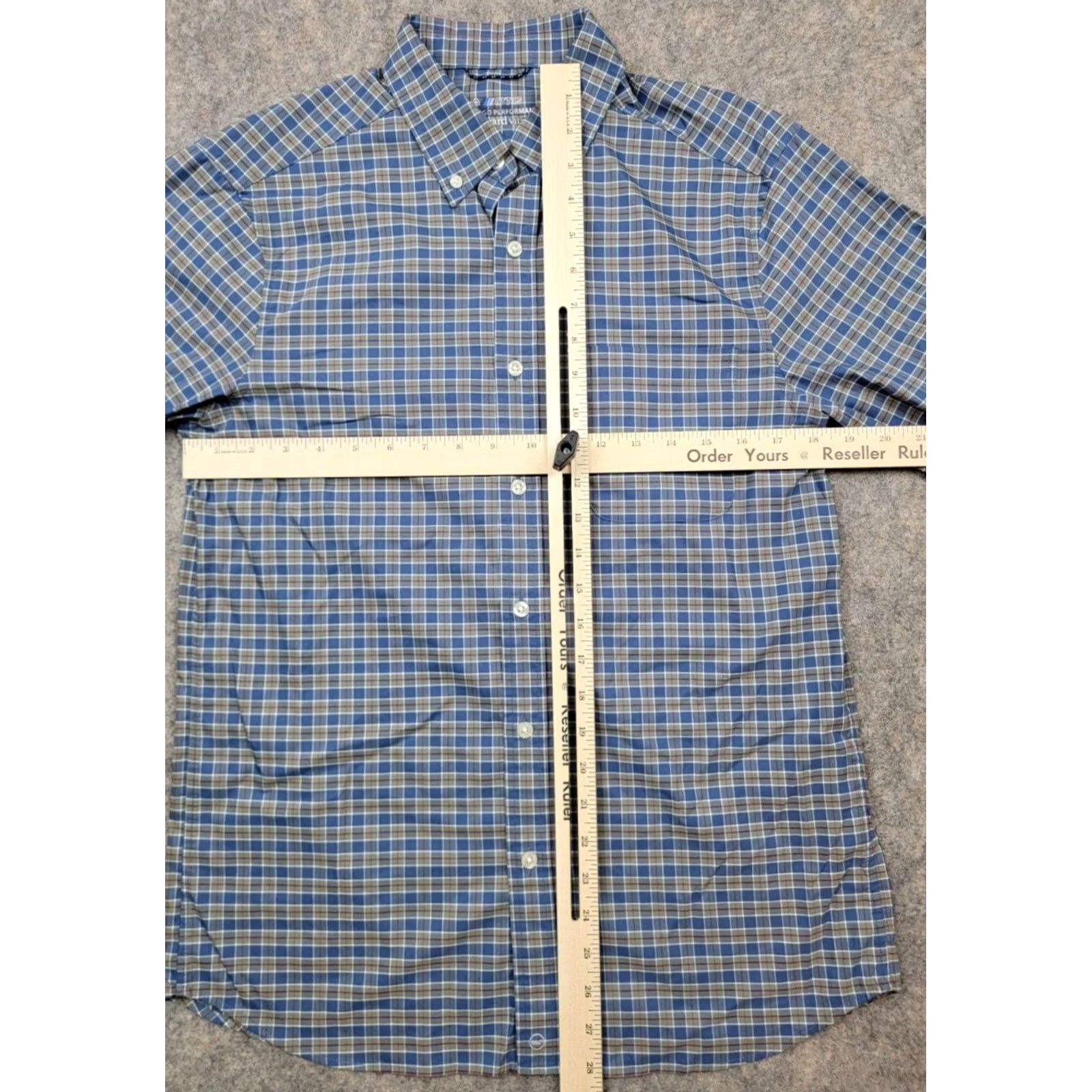 Vineyard Vines Vineyard Vines Shirt Mens Small On The Go Performance Button Down Plaid On The Go Performance Shirt Size US S / EU 44-46 / 1 - 7 Thumbnail