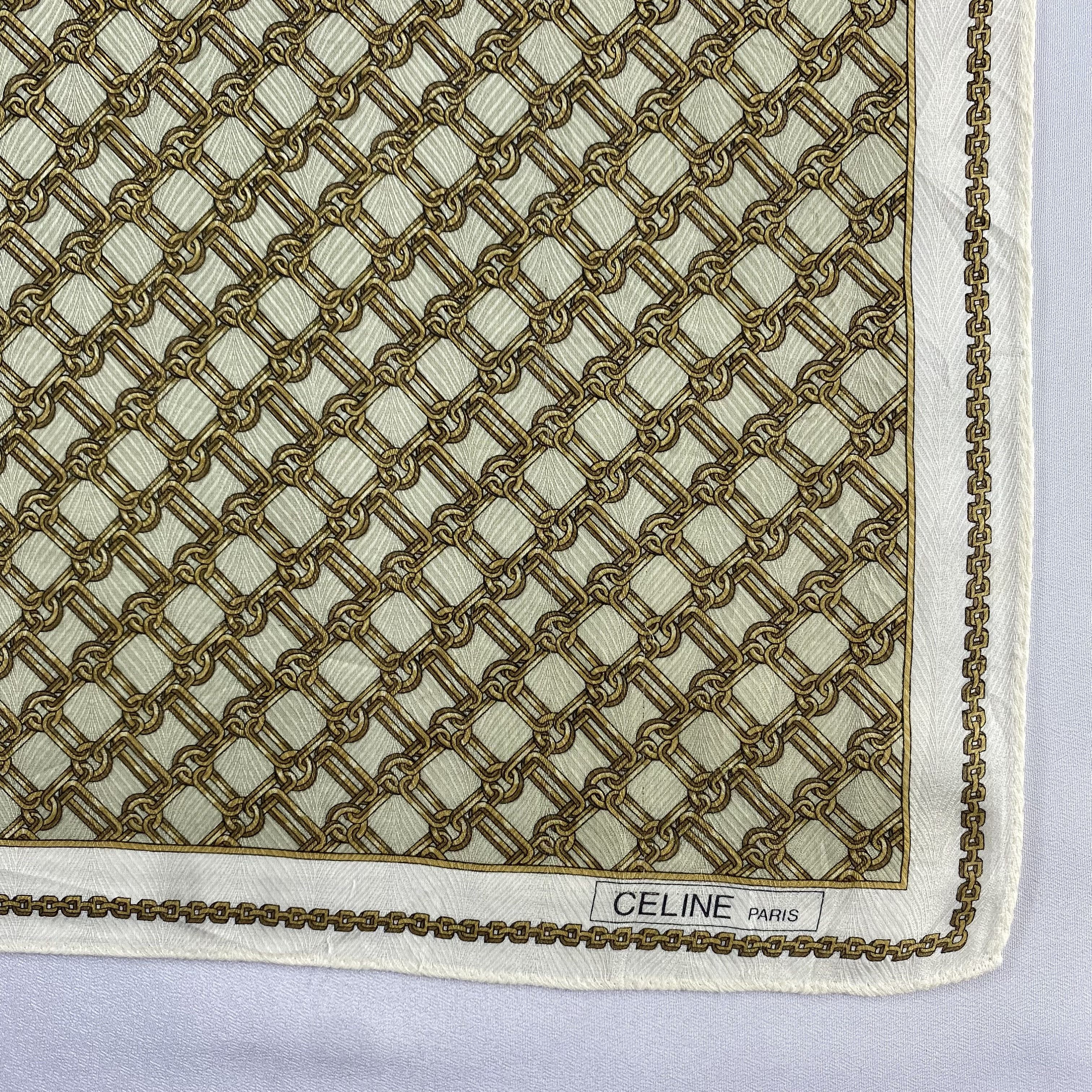 Celine × Vintage Celine Bandana/ Handkerchief / Neckerchief-P1817 Size ONE SIZE - 3 Thumbnail