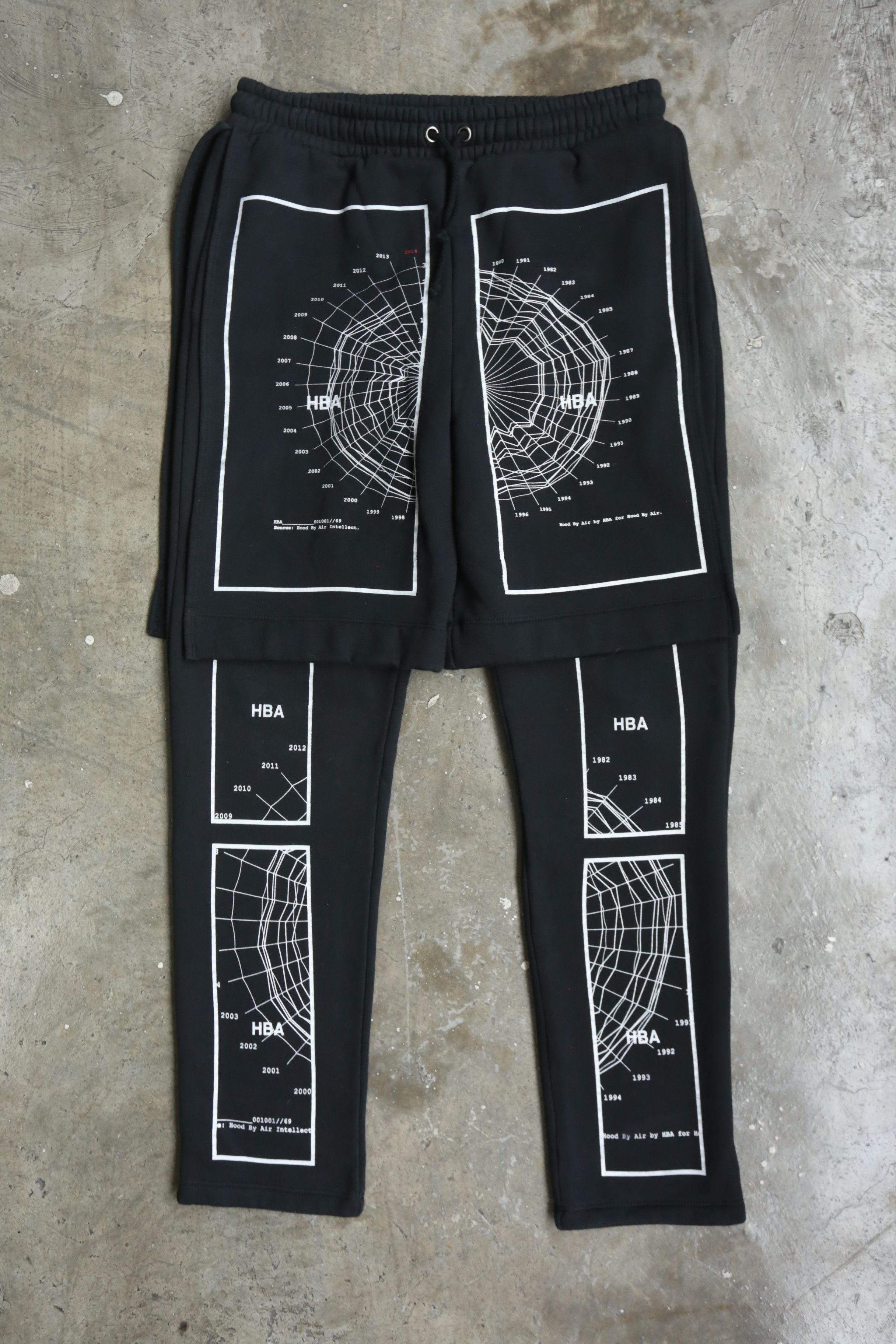 Hood By Air HBA $600 Tweek Zip Sweats | Grailed