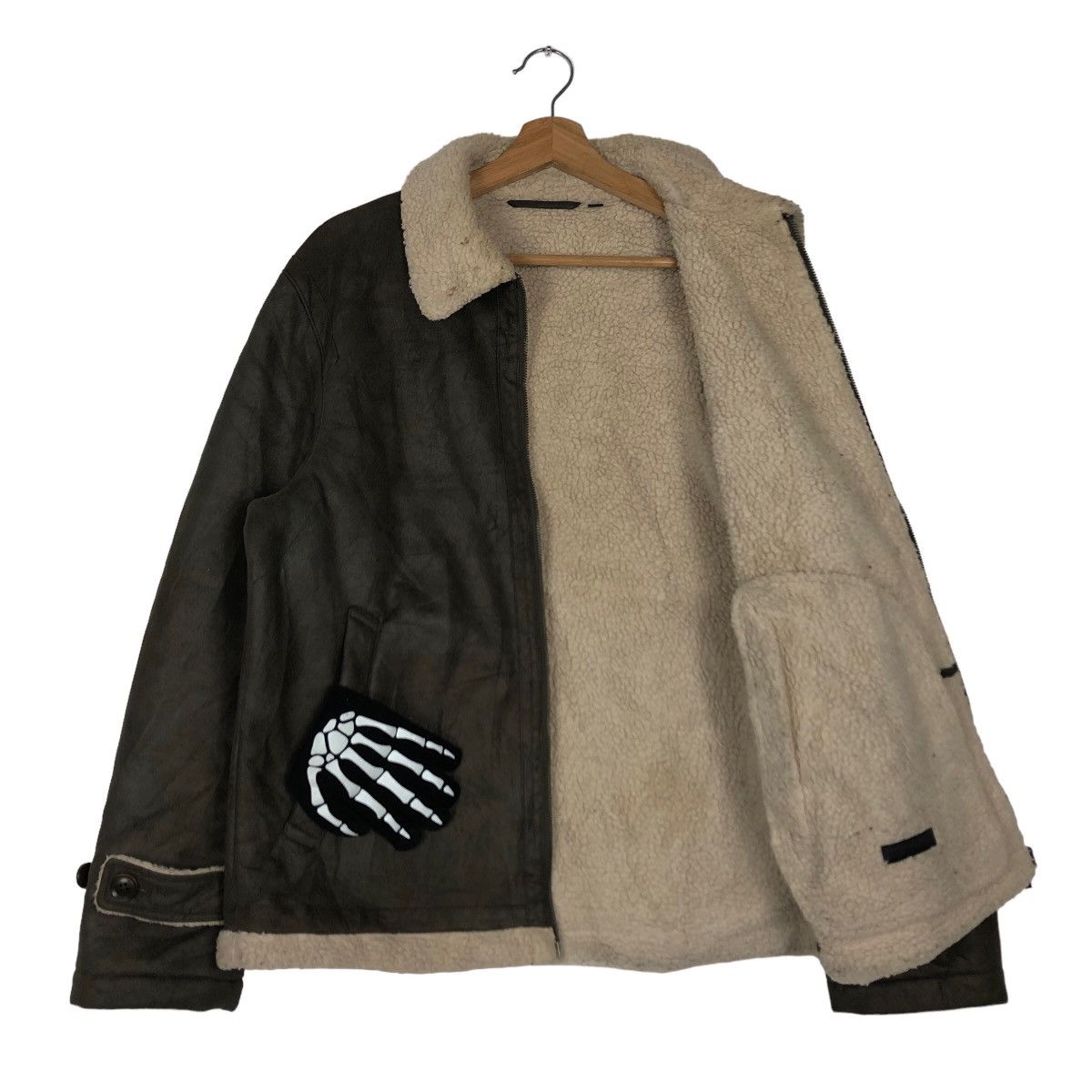 Japanese Brand 🔥90’s VINTAGE SOFT LEATHER JACKET SHERLING UNIQLO JAPAN Size US XL / EU 56 / 4 - 9 Thumbnail
