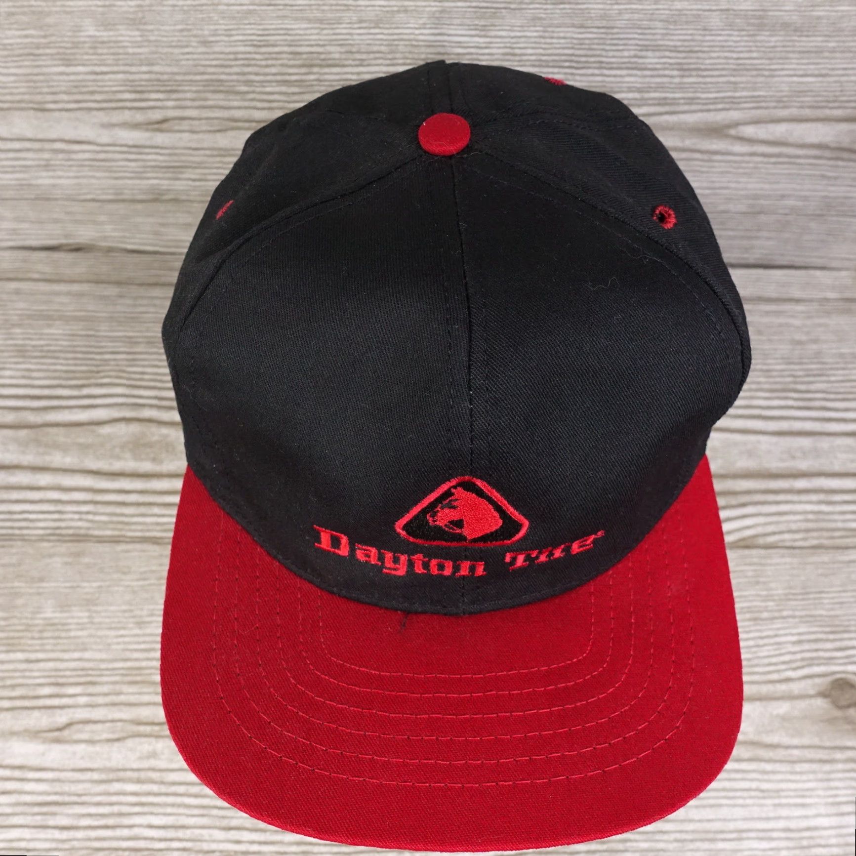 Vintage VINTAGE SWINGSTER DAYTON TIRE SNAPBACK HAT CAP - Adjustable Black Baseball Cap - Unisex Adults Size ONE SIZE - 3 Thumbnail