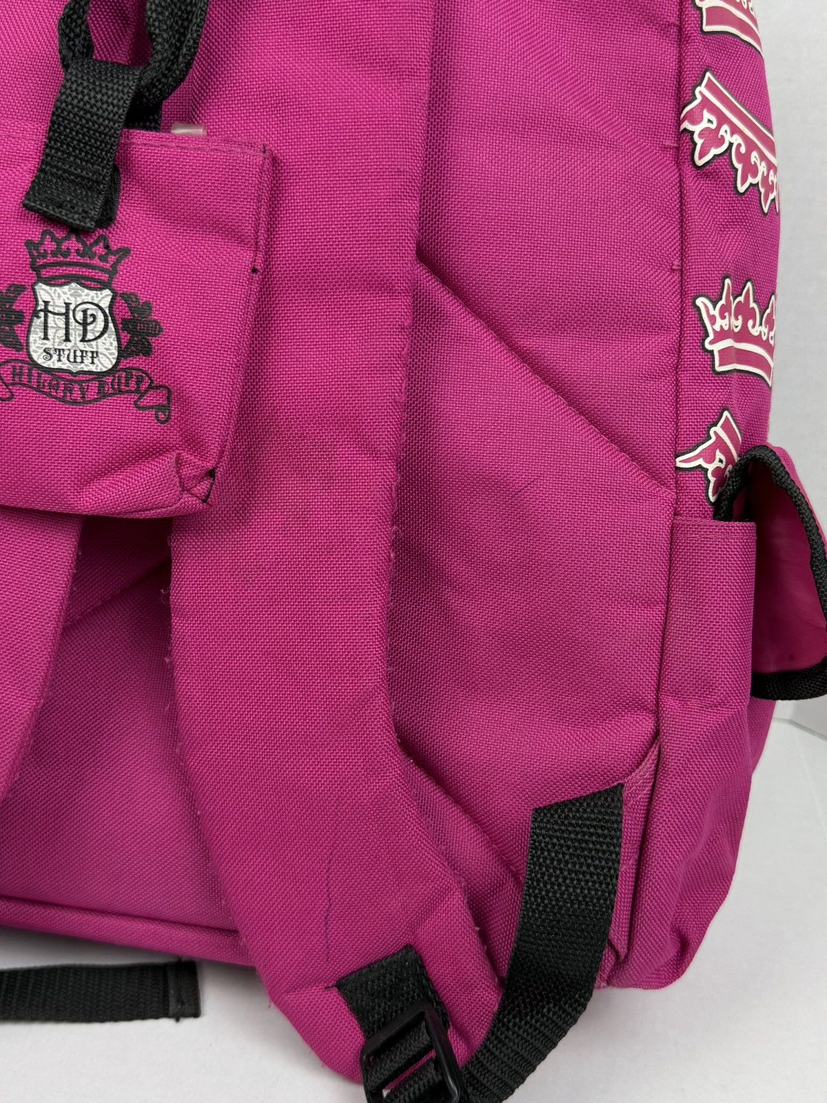Other Y2K Vintage Hilary Duff HD Stuff Pink Backpack Bee Crown Size ONE SIZE - 16 Thumbnail