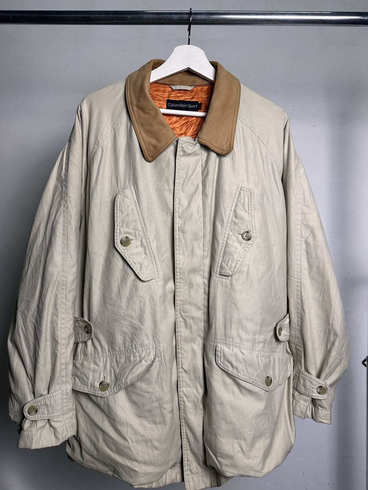 Giorgio Armani 90’s Calvin Klein Sport Utility Jacket Bruce Weber Era Size US L / EU 52-54 / 3 - 1 Thumbnail