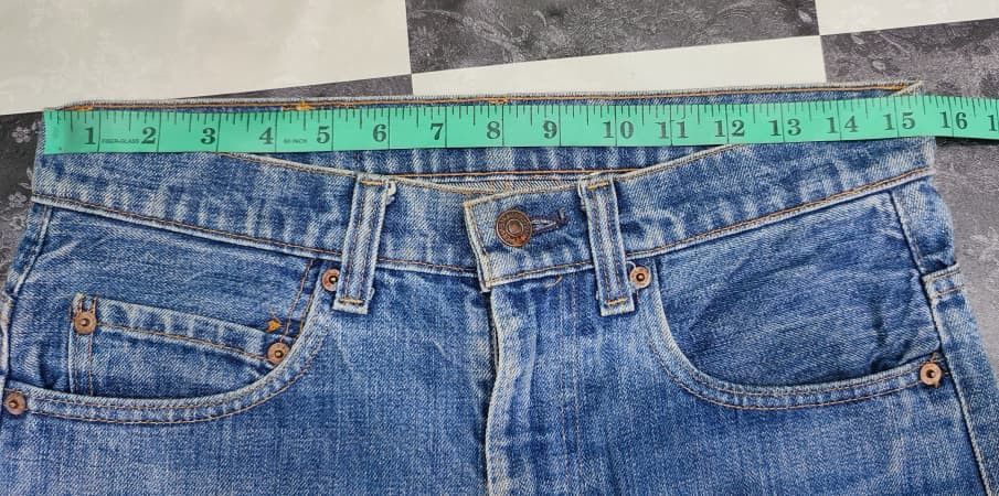 Levi's Vintage Clothing DISTRESSED LEVIS 517 BOOTCUT NO'8 Size US 31 - 21 Thumbnail