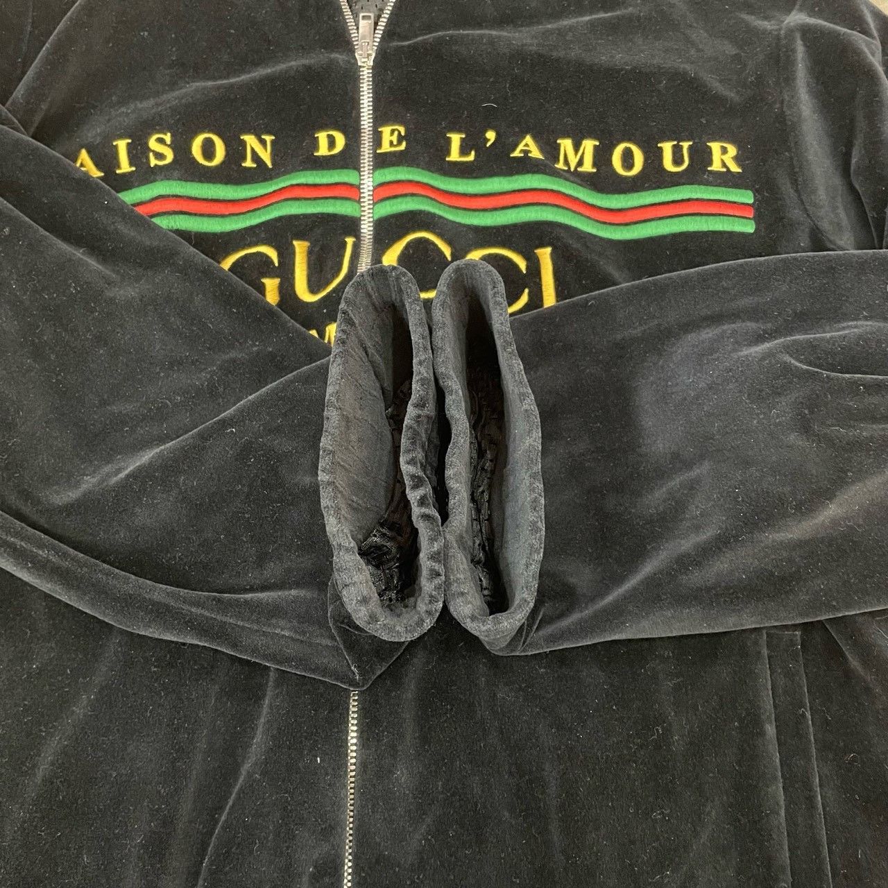 Gucci Gucci Black red and green velvet jacket 2501-Nextarrow Size US S / EU 44-46 / 1 - 4 Thumbnail
