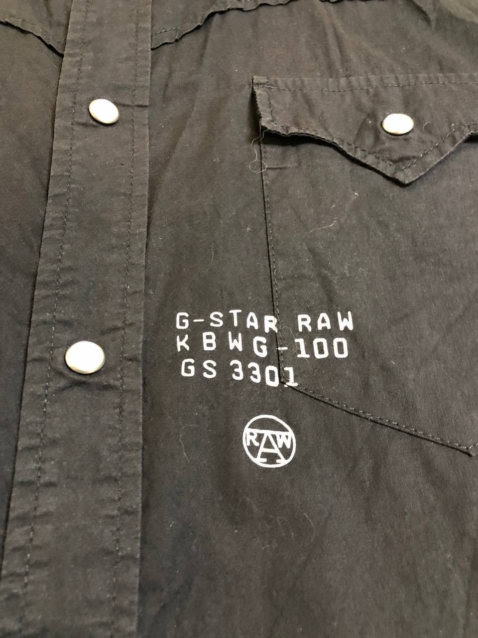 G-Star Vintage Shirt Logo G-Star Raw Shirts Button Ups Size US XL / EU 56 / 4 - 8 Thumbnail