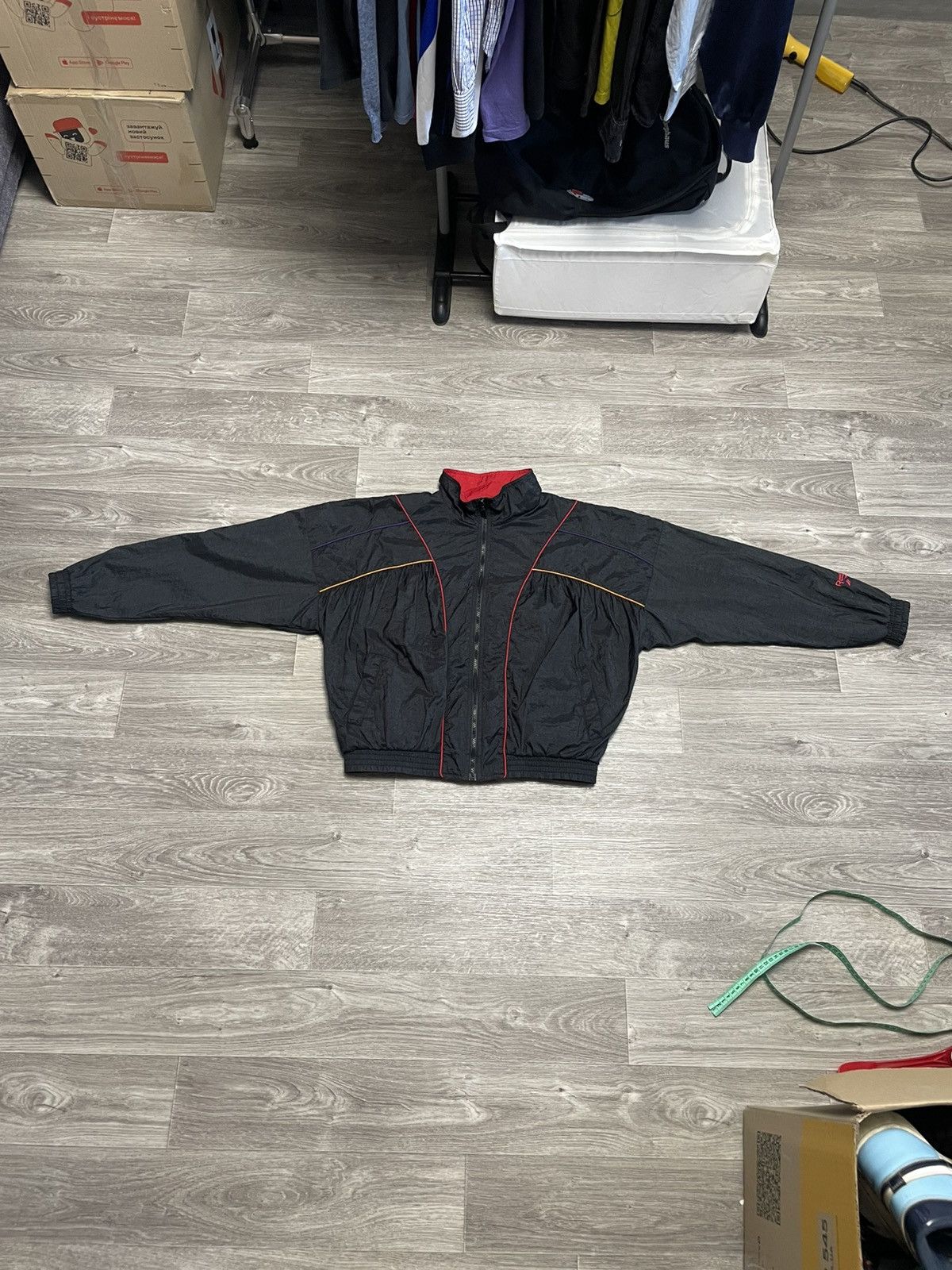 Reebok Vintage Reebok Nylon Track Jacket Oversized Fit 90s Size US M / EU 48-50 / 2 - 16 Thumbnail