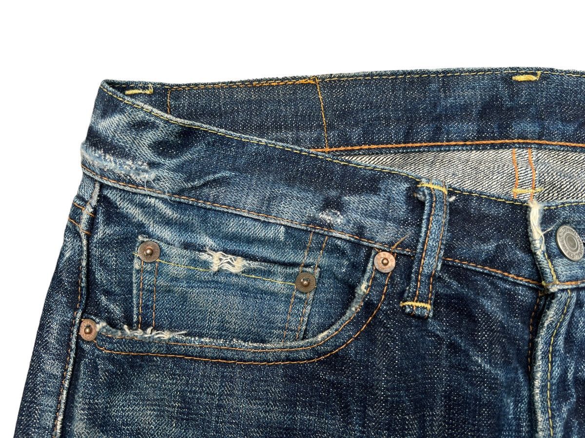 Eternal Pivk💥Eternal Japan Distressed Lowrise Denim Jeans 33x33 Size 33" - 9 Thumbnail