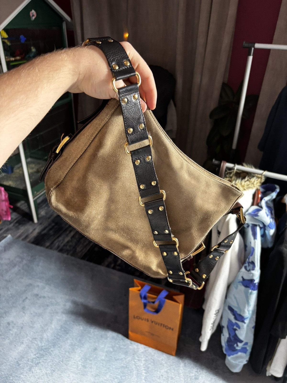 Marni Marni vintage small suede handbag Y2K avangard style Size ONE SIZE - 17 Thumbnail