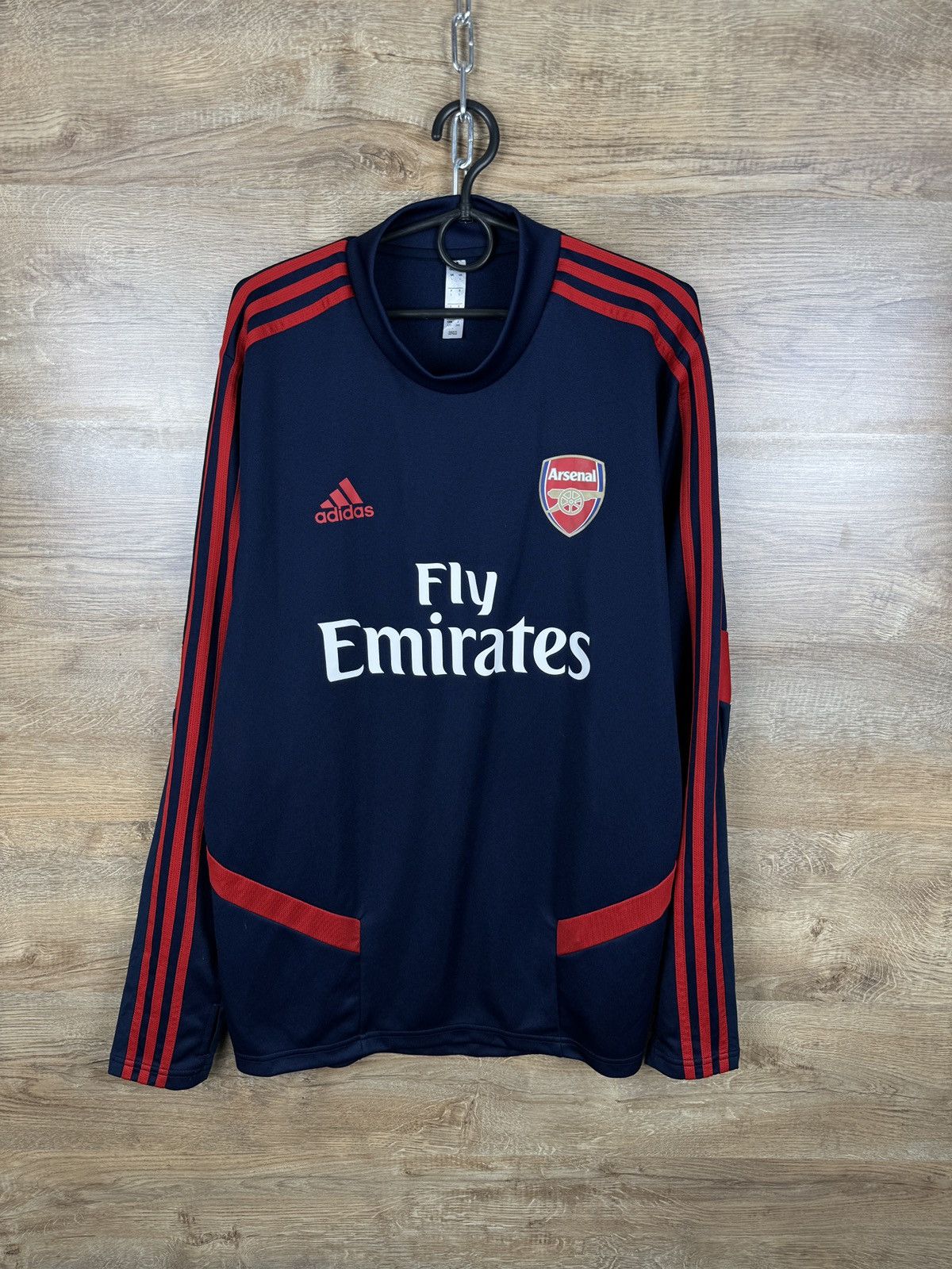 Adidas × Vintage Mens Vintage Adidas Arsenal FC soccer jersey T-shirt tee Size US L / EU 52-54 / 3 - 1 Thumbnail