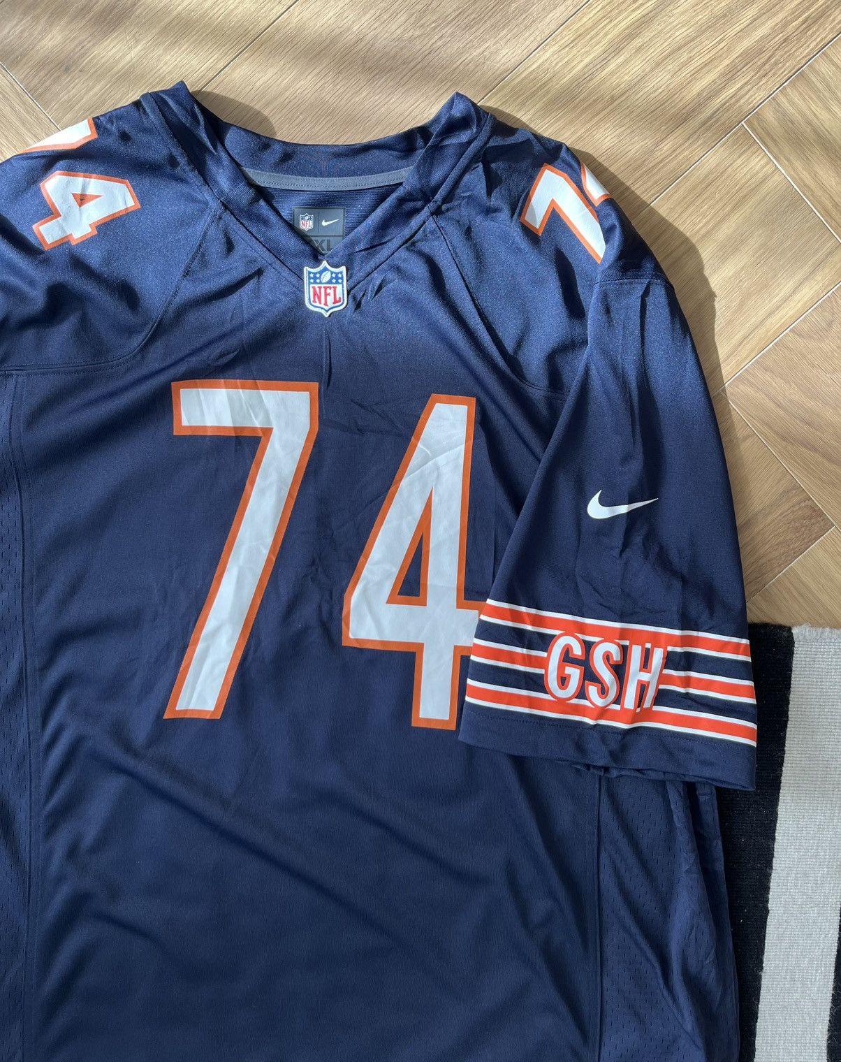 NFL Autographed Nike Chicago Bears Jermon Bushrod XXL NFL jersey Size US XXL / EU 58 / 5 - 5 Thumbnail