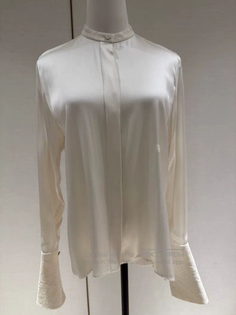 Fendi Fendi Limited Showpiece White Silk Shirt Size XXS / US 00 / IT 34 - 1 Thumbnail