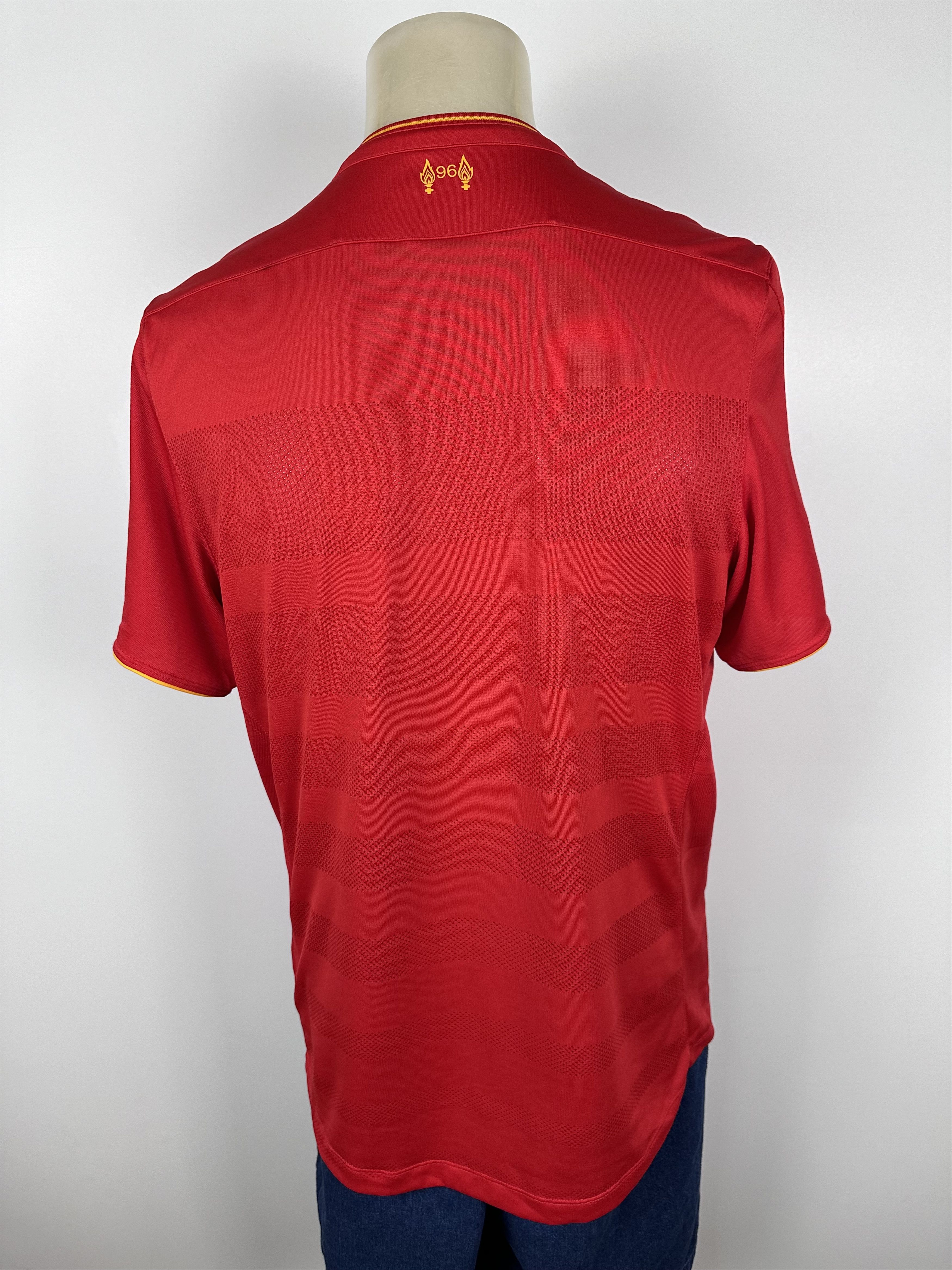 New Balance LIVERPOOL 2016 2017 HOME FOOTBAL SHIRT SOCCER JERSEY Size US L / EU 52-54 / 3 - 9 Thumbnail