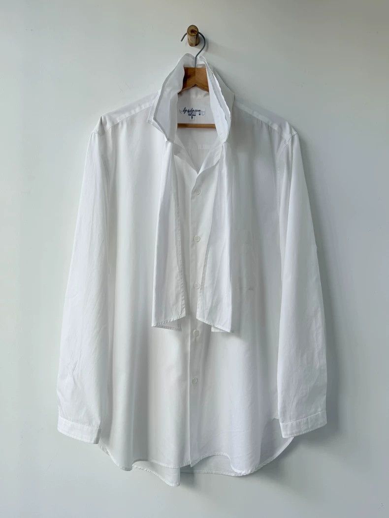Yohji Yamamoto Yohji Yamamoto 2017 AW Mainline Show Ribbon Shirt Size US L / EU 52-54 / 3 - 2 Thumbnail