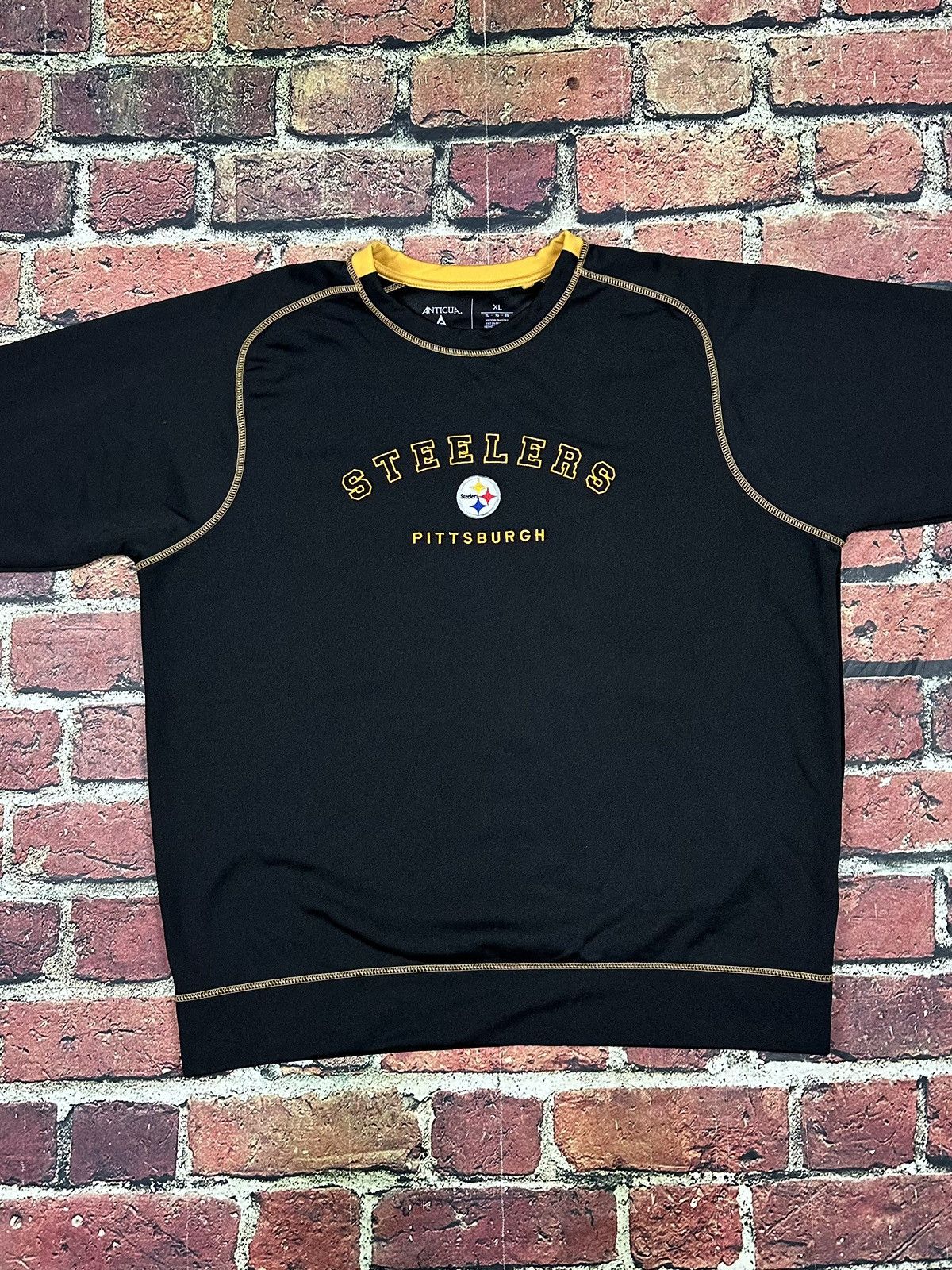 Antigua × NFL Pittsburgh Steelers NFL Antigua Crewneck Sweatshirt Pullover Size US XL / EU 56 / 4 - 2 Thumbnail