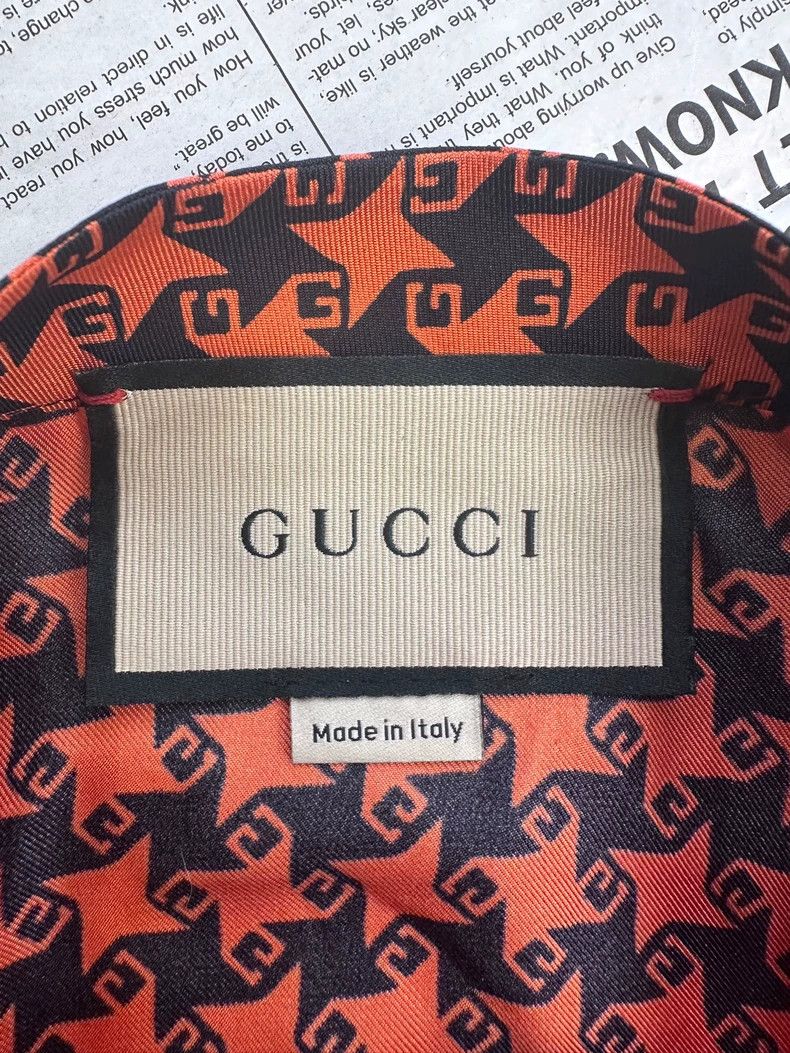 Gucci Gucci Double G mulberry silk thousand-bird check sleeveles Size S / US 4 / IT 40 - 8 Thumbnail