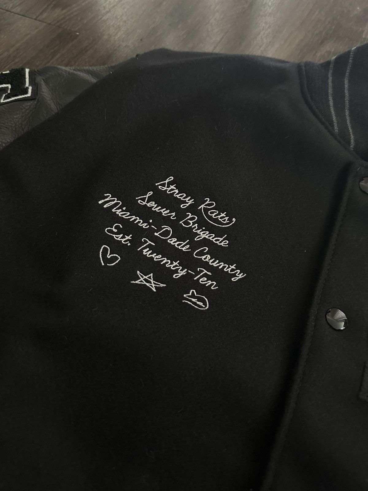 Bounty Hunter Bounty Hunter x Stray Rats Varsity Jacket NEW Large Size US L / EU 52-54 / 3 - 6 Thumbnail