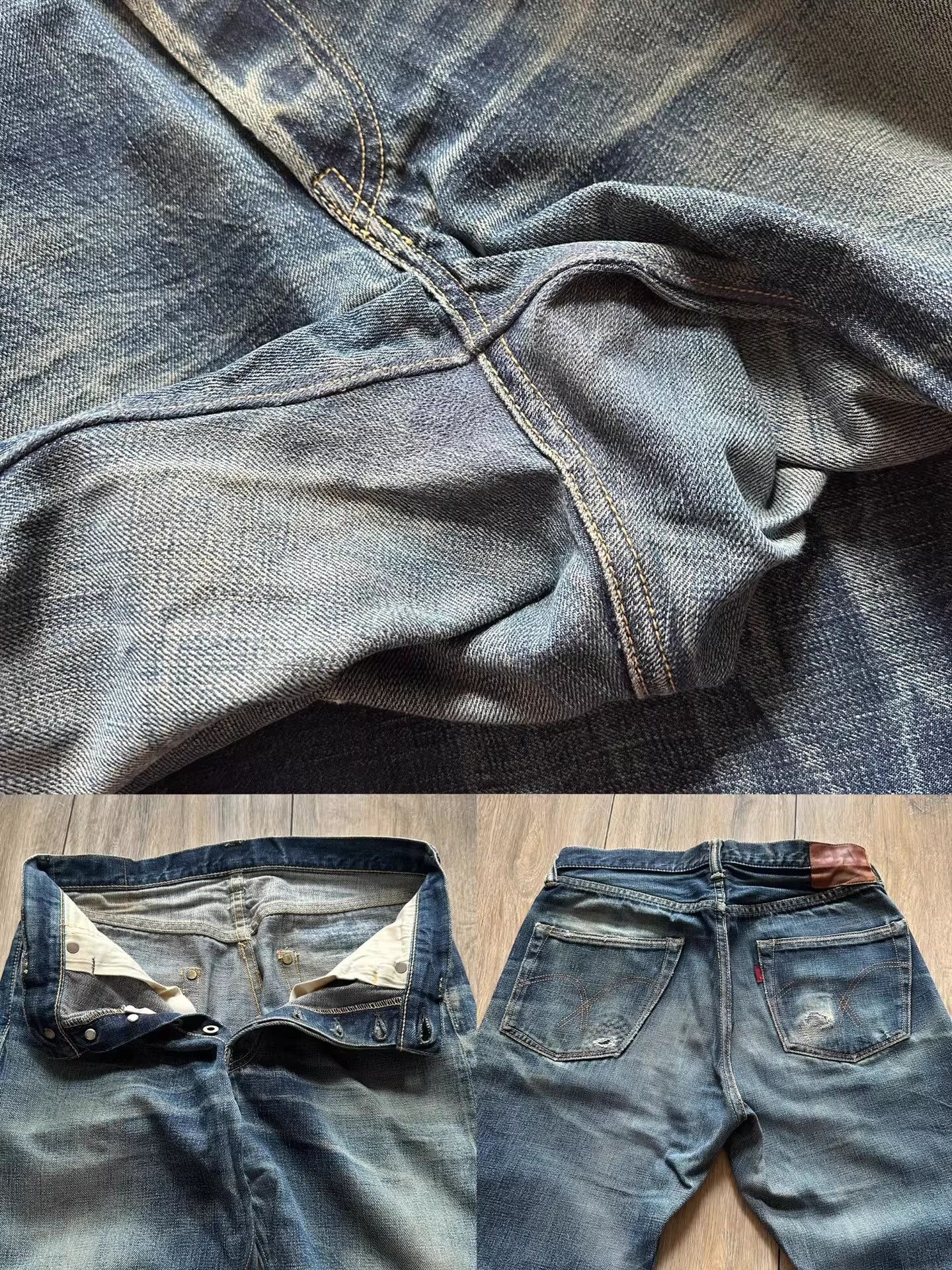 Full Count & Co. Fullcount 1100EX-17 Raw Denim Jeans W30 Size US 30 / EU 46 - 2 Thumbnail